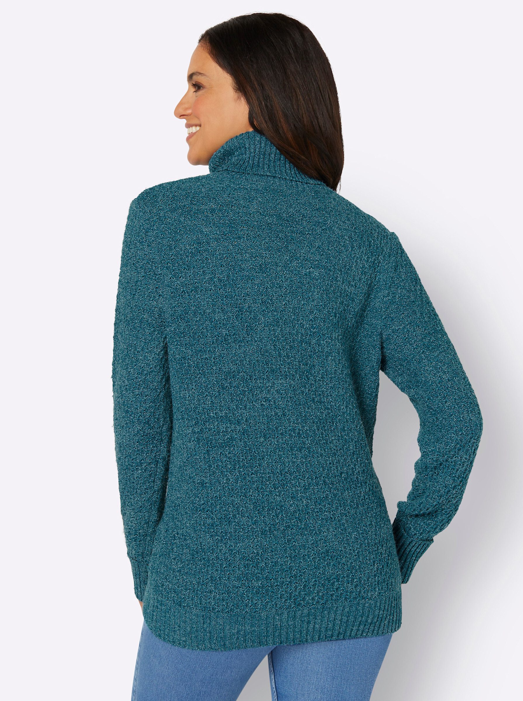 Witt Strickjacke Rollkragen-Pullover günstig online kaufen