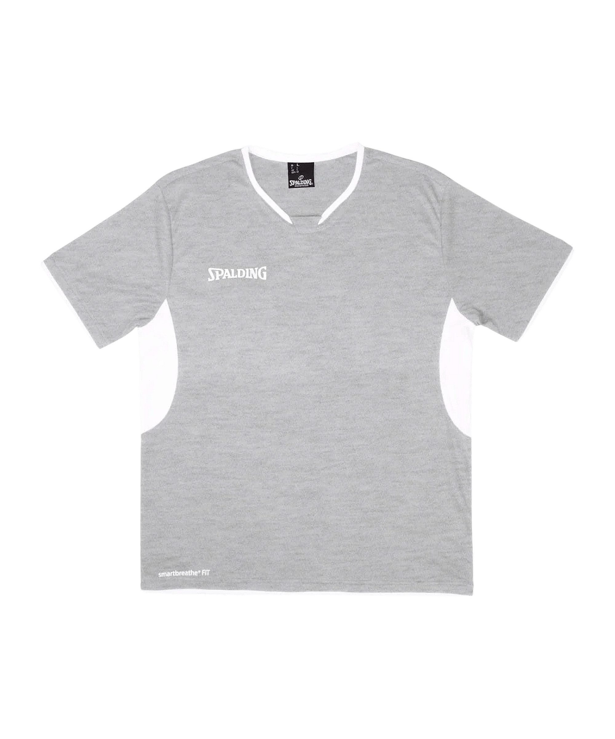 Spalding T-Shirt Spalding Hustle Shooting T-Shirt Weiß Polyester