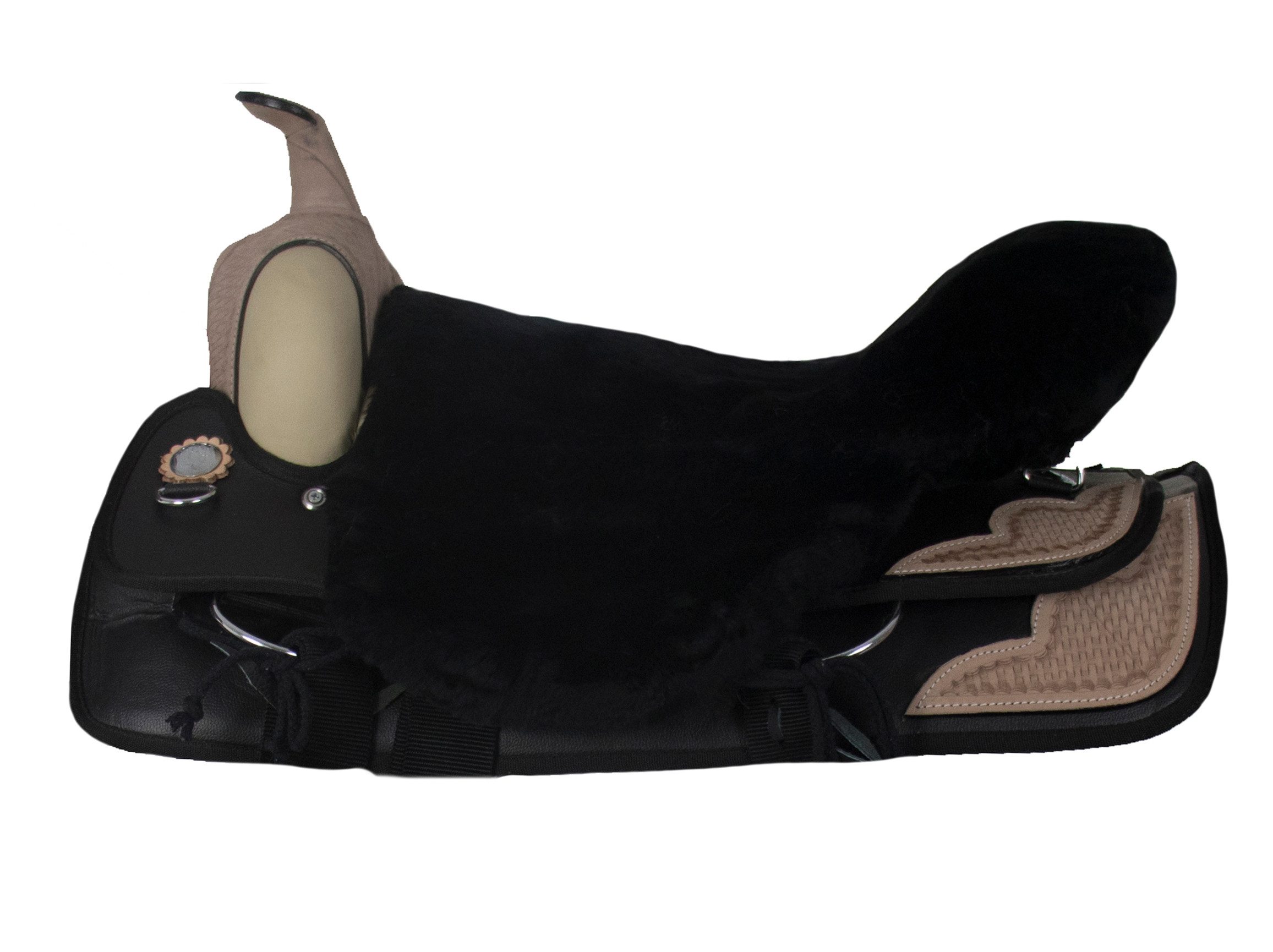 Engel Reitsport Sattelbezug Engel Reitsport Lammfell Sattelsitzbezug Western ohne Horn SABEZ2 (1 St)