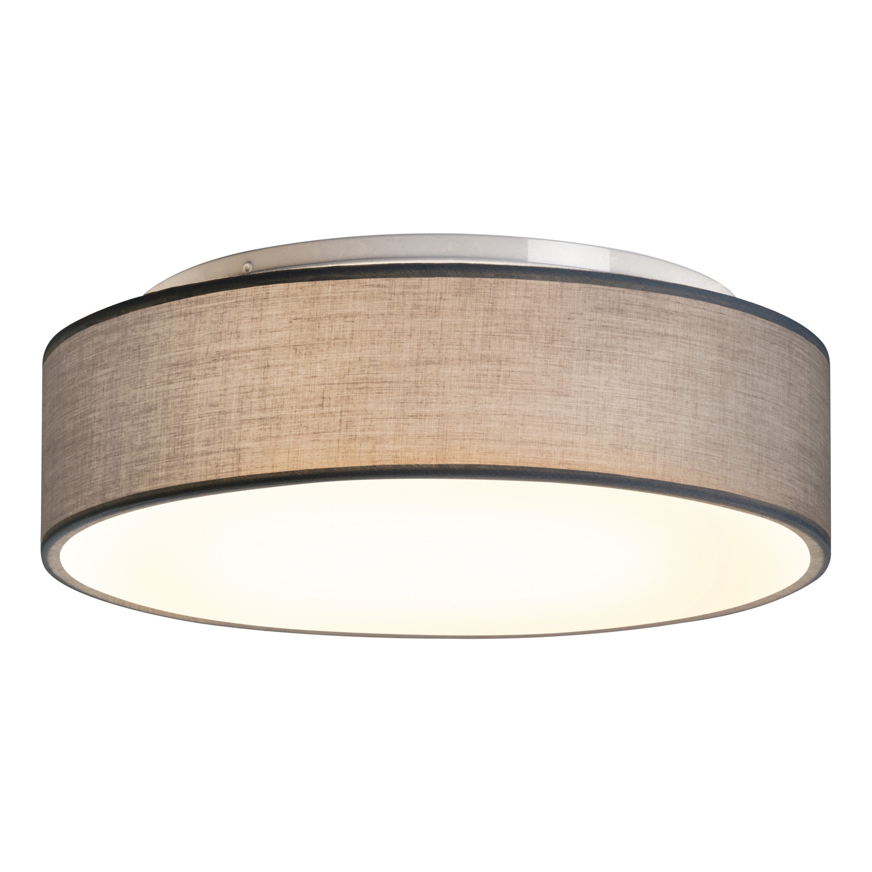Zedelmaier Lampenschirm Deckenlampe Deckenleuchte mit Stoff-Lampenschirm, Wohnzimmerlampe Schlafzimmer Kinderzimmer Flur Lampe