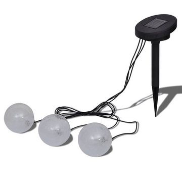 vidaXL Pool-Lampe LED-Solarkugeln Schwimmend 3 Flammen für Teich Pool