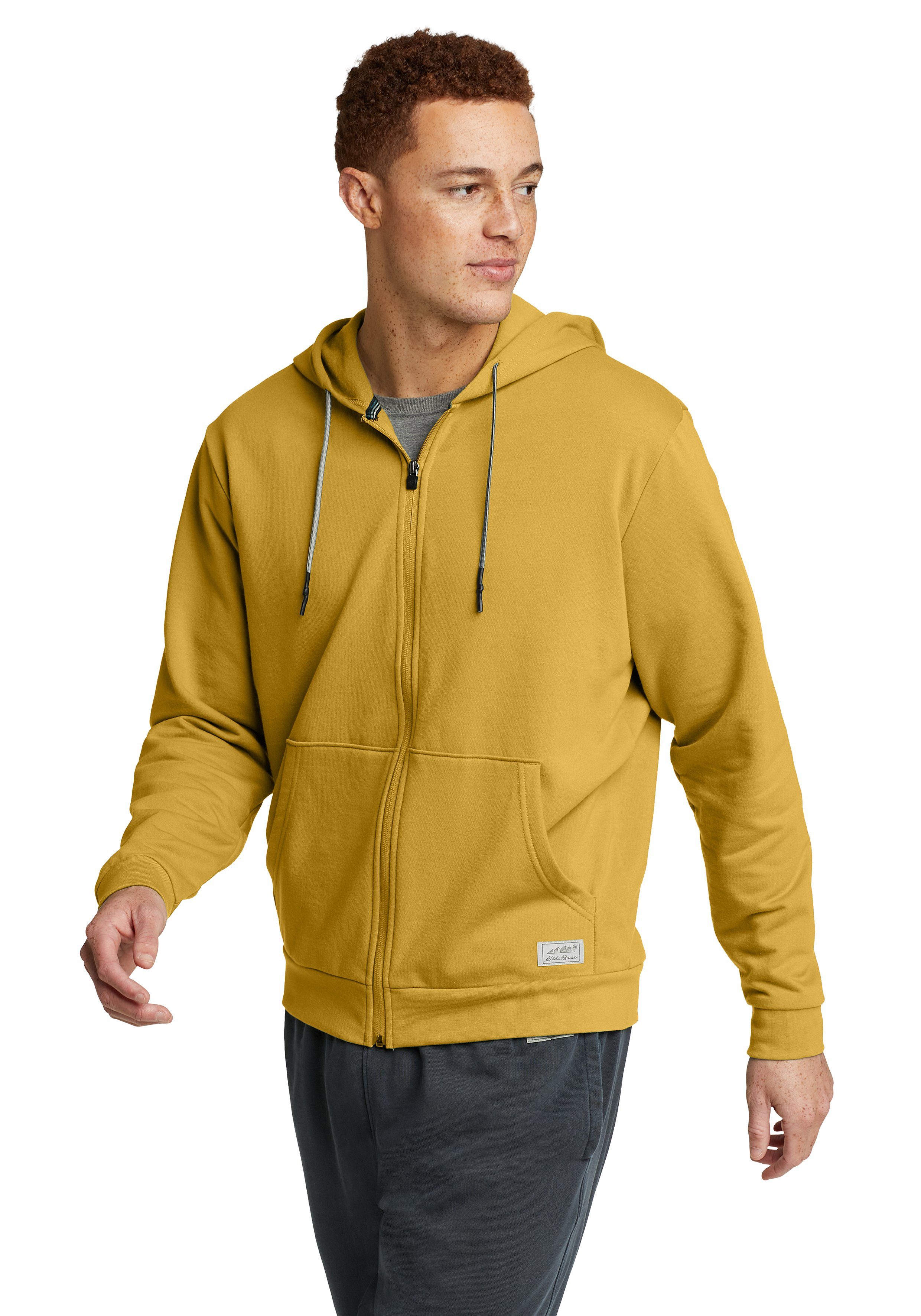 Eddie Bauer Kapuzensweatjacke Camp Fleece besonders weich Antikgold