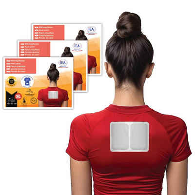 IEA Medical Wärmepflaster XL (3er Set) 13x19cm, Tiefenwärme, Wärmepflaster Rücken selbstklebend (Komplettset, 3 St., Set), Wärmepads Rücken, bei Muskel- und Gelenkschmerzen, Pain Relief Patch