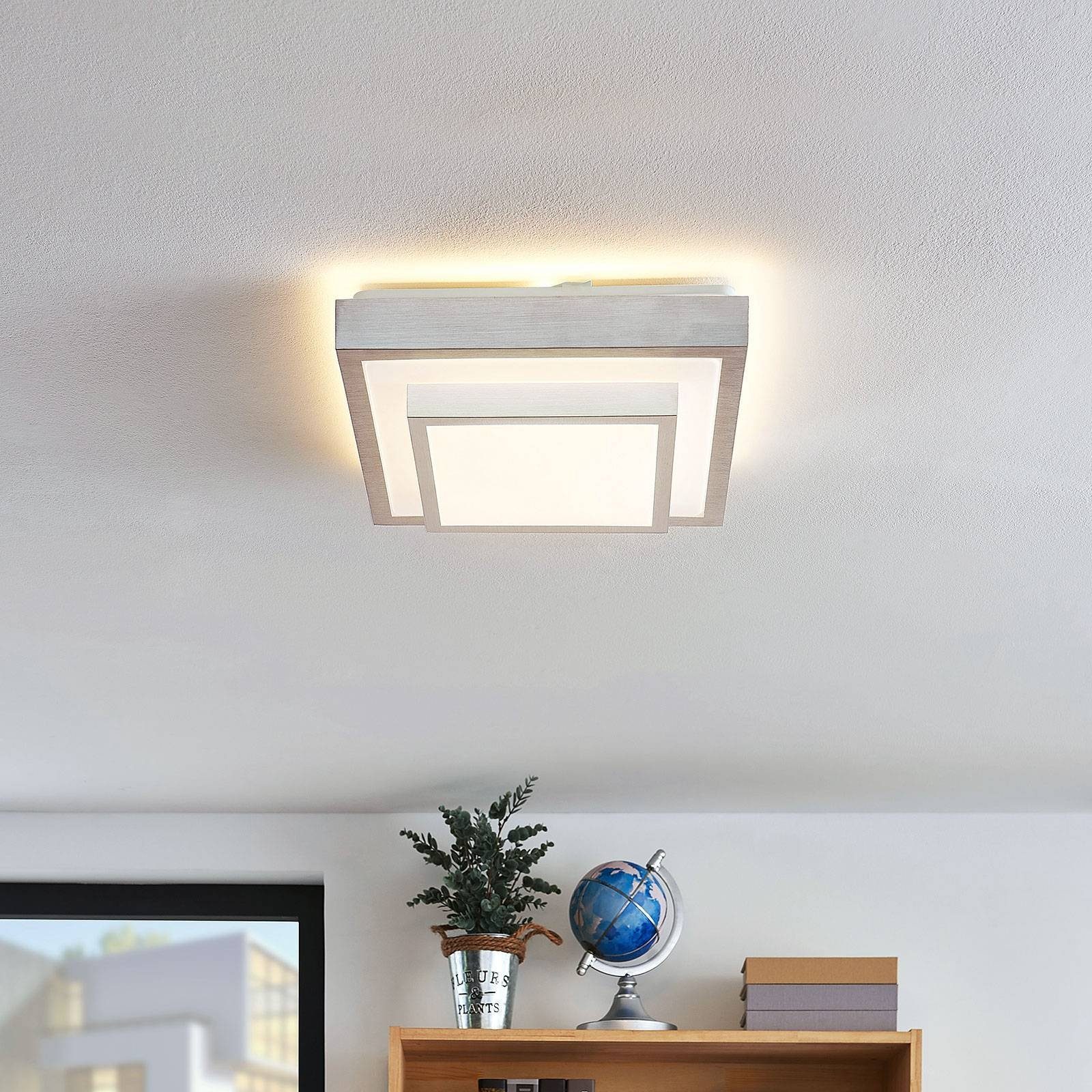 Lindby Deckenleuchten Mirco, LED 19 W gesamt, warmweiß