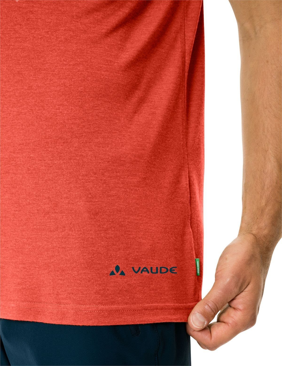 Kurzarm-Shirt Glowing Vaude T-Shirt Tekoa T-shirt Herren VAUDE Red Iii Mens