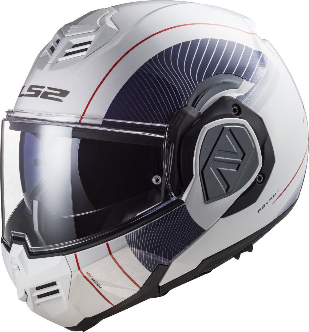LS2 Motorradhelm FF906 Advant Cooper Klapphelm, Sonnenvisier, Pinlock, Klapphelm, Ratschenverschluss, ECE 22.06