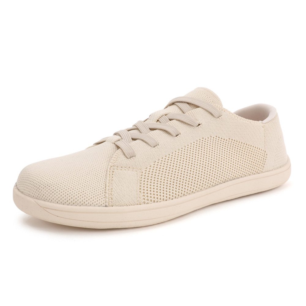 HUSK'SWARE Barfußschuh (Bequeme Breitfuß-Sneaker aus Strickgewebe mit rutschfester Gummisohle) Atmungsaktiv, Leicht & Stoßdämpfend, Ideal für Breite Füße