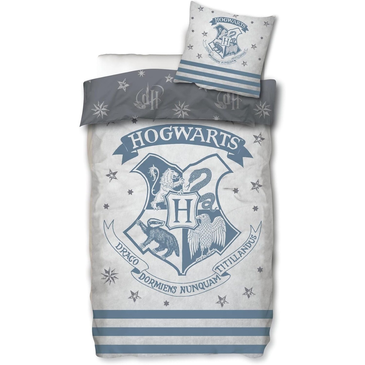 Wendebettwäsche Bettbezug Renforce Wende-Bettwäsche Harry Potter HOGWARTS 135 x 200cm
