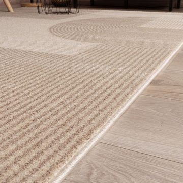 Teppich Wohnzimmer Esszimmer Abstraktes Muster Geometrisch, TT Home, Läufer, Höhe: 16 mm