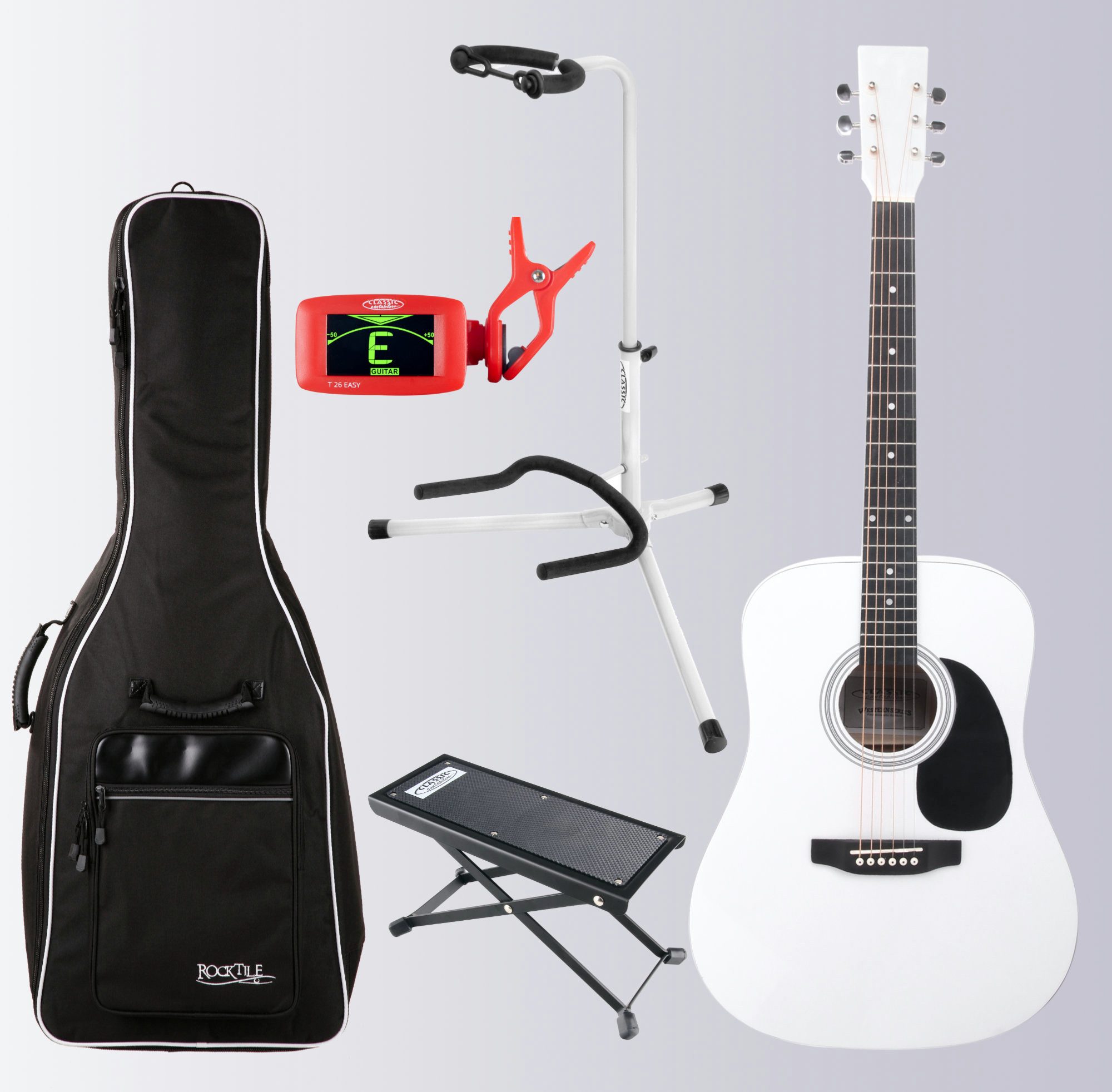 Westerngitarre Gitarrenset Dreadnought-Style - Korpus: Linde