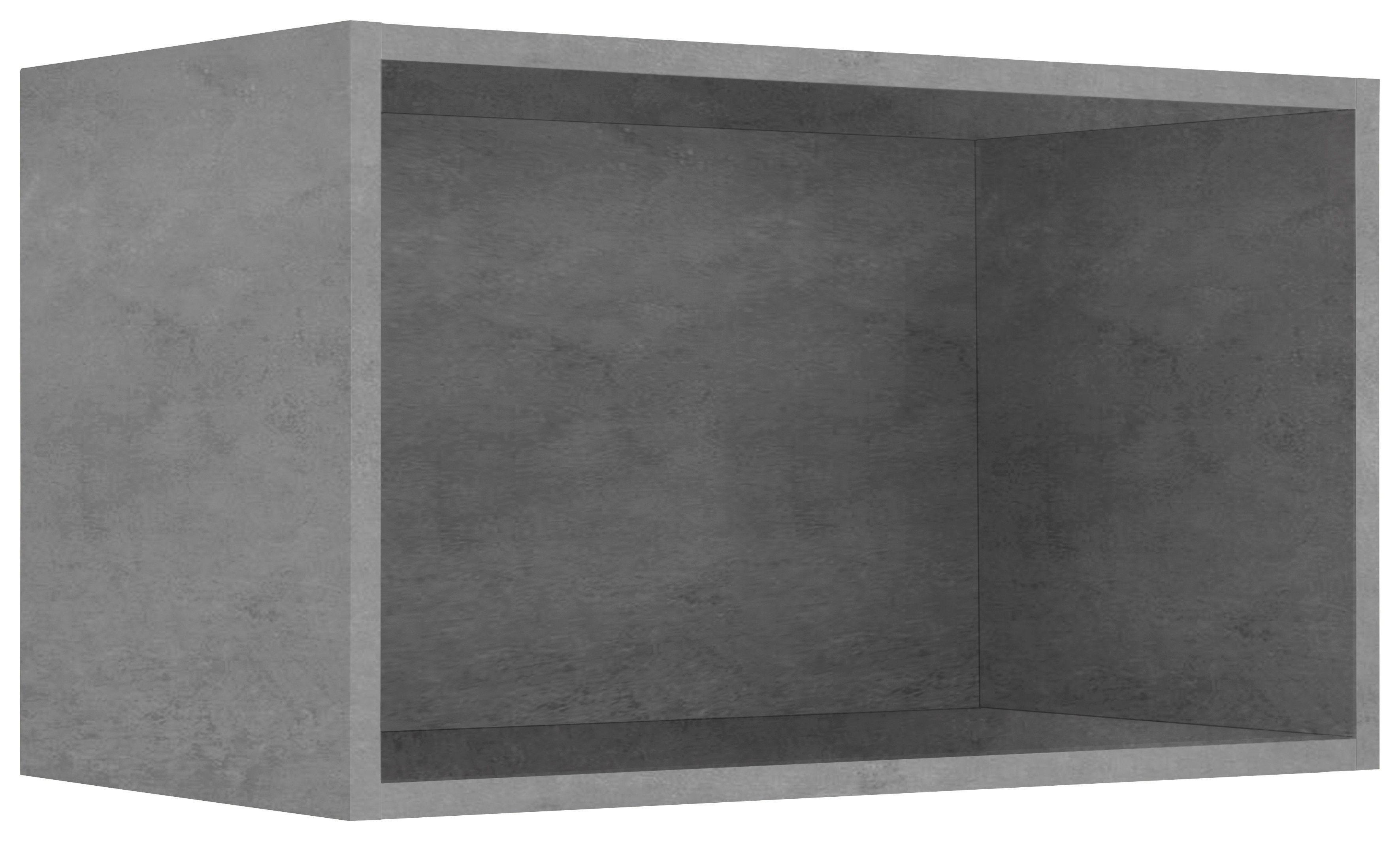 wiho Küchen Hängeregal Flexi2, Breite 60 cm betonfarben | Hängeregale