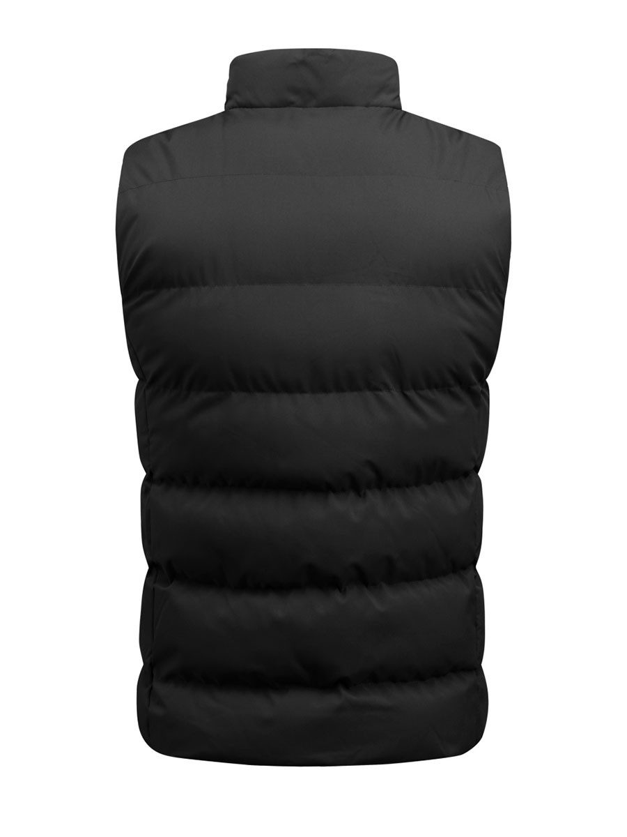 YOUTHUP Steppweste Lässige Herrenweste mit Stehkragen