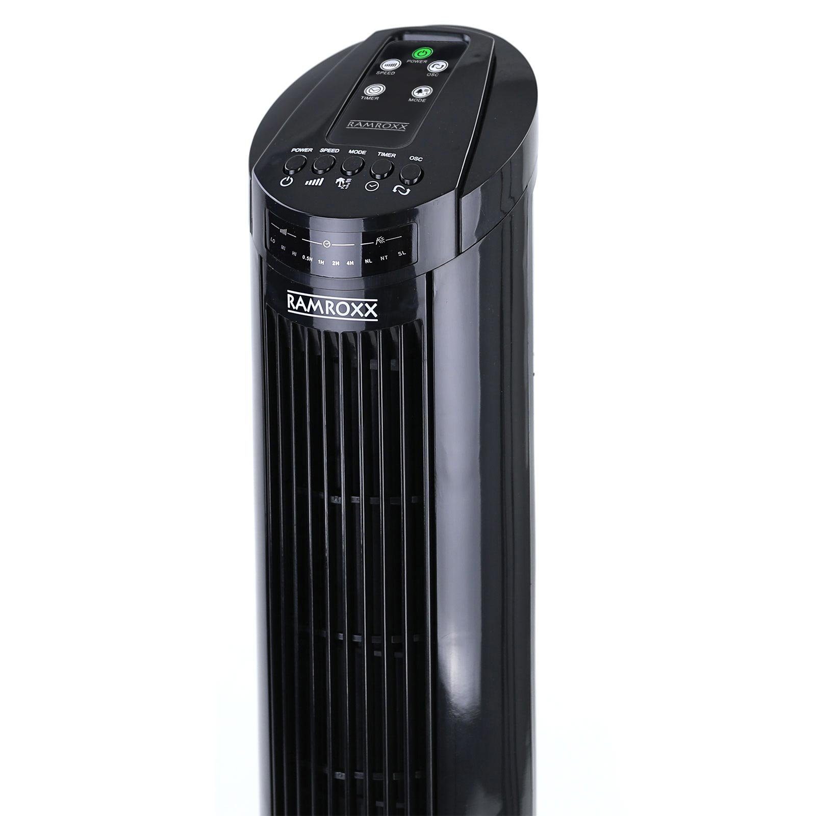 Bodenventilator Turmventilator Standventilator mit Fernbedienung Everest500 85cm 50W