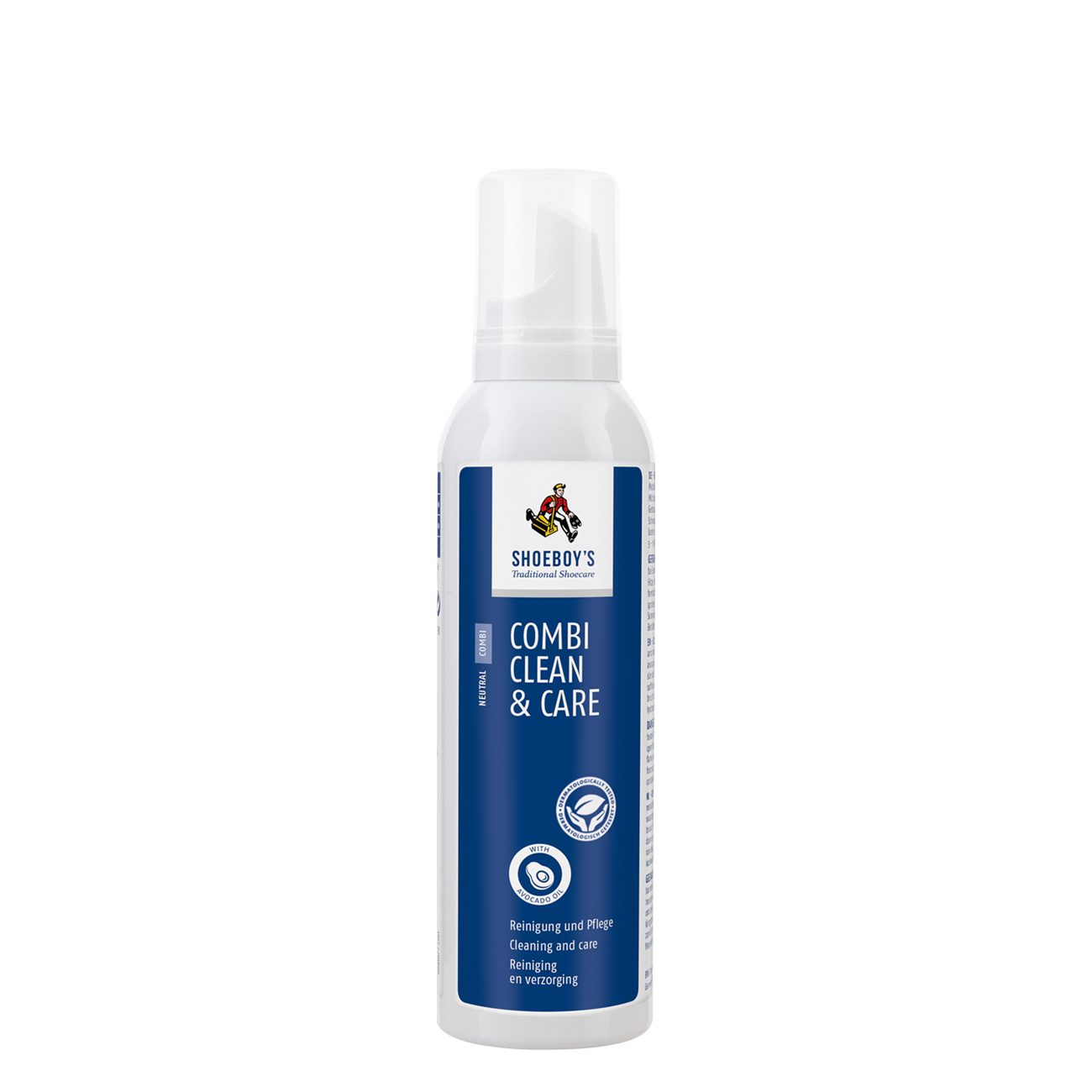 Shoeboys COMBI CLEAN & CARE 200ML - Schonender Reinigungsschaum Schuh-Pflegeschaum