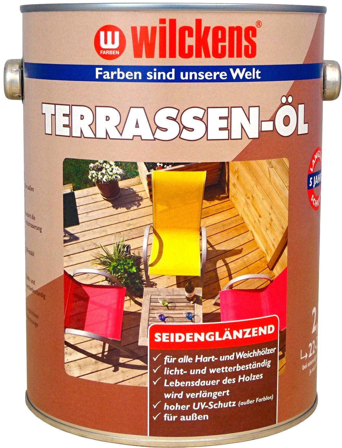 Wilckens Farben Hartholzöl Terassen-Öl, geruchsmild douglasie