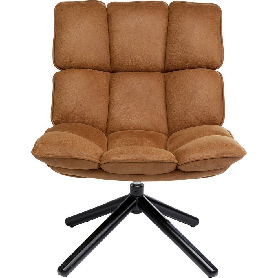 KARE Drehsessel, Mit seiner Sitzhöhe von 47cm ideal als Lounge-Sessel und  als Ergänzung zum Sofa