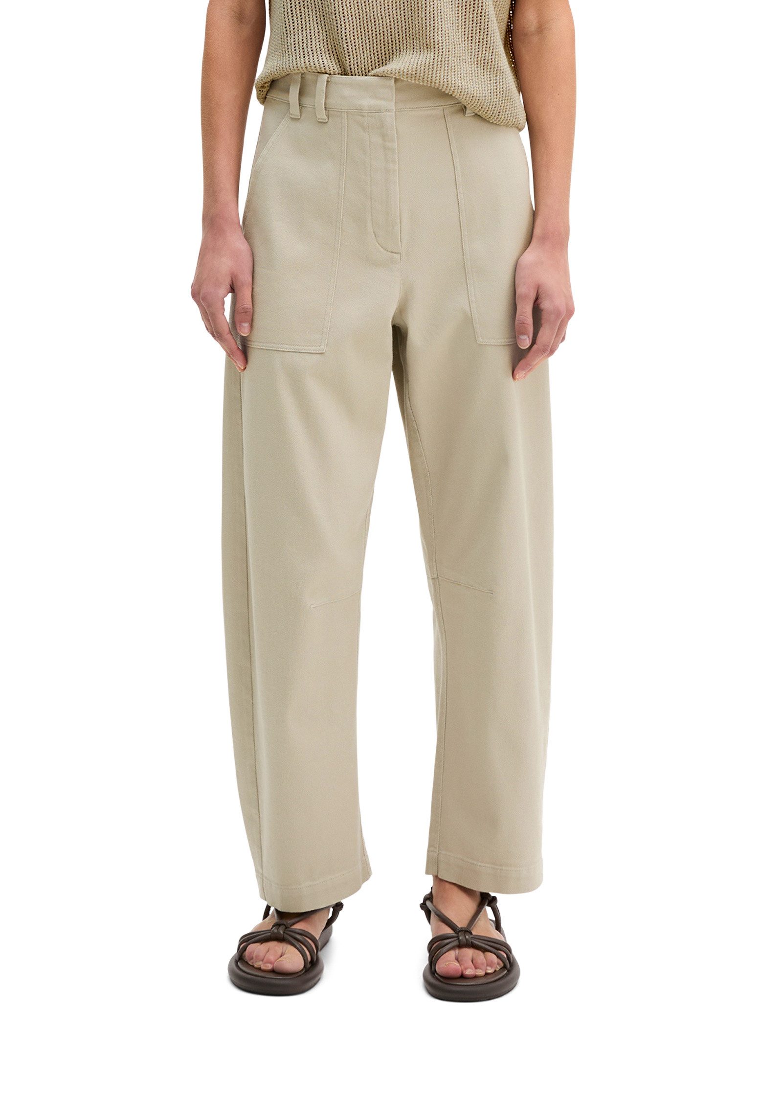 Chinohose aus Baumwoll-Twill-Stretch