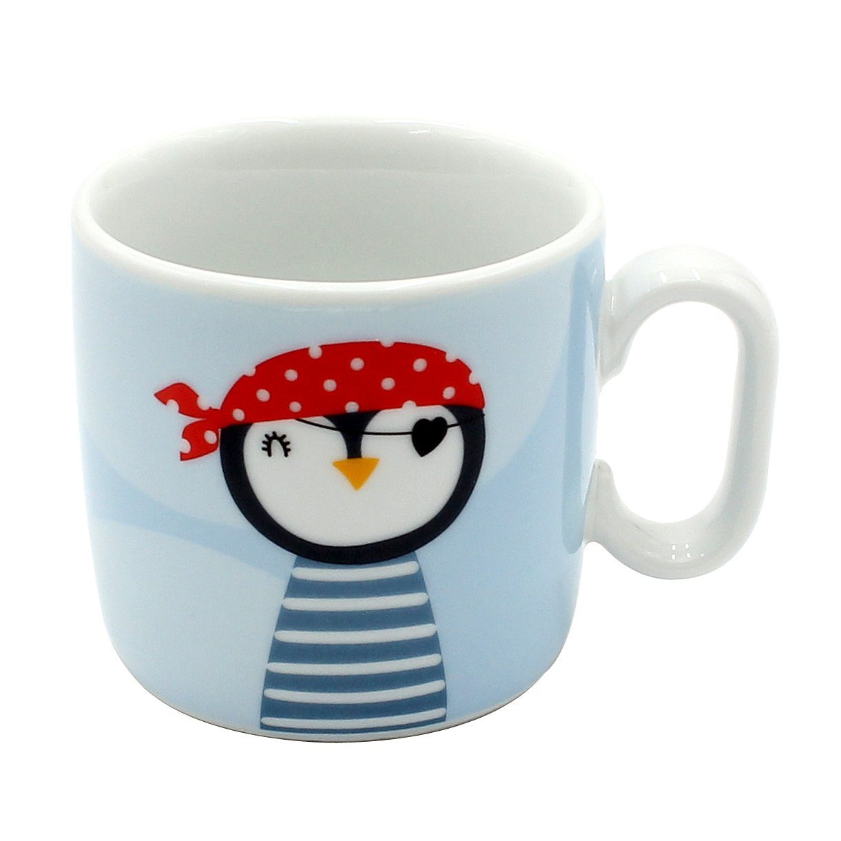 Tasse Kinder-Becher / Tasse mit Henkel und Spruch / H / Ø 6,8 x 7,4 cm