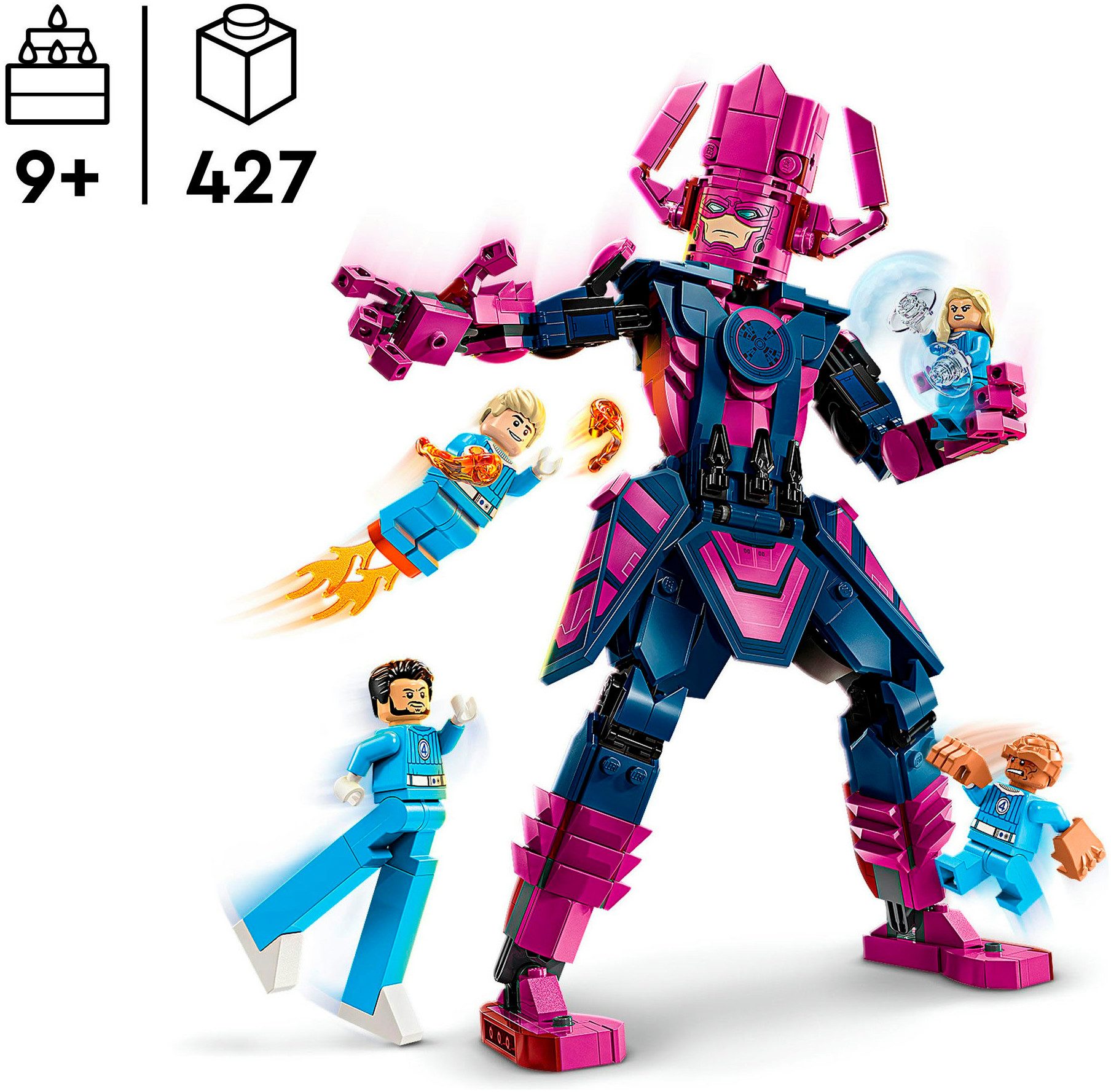 LEGO® Fantastic Four vs. Galactus Baufigur (76316), LEGO Super Heroes Konstruktionsspielsteine, (427 St), Made in Europe
