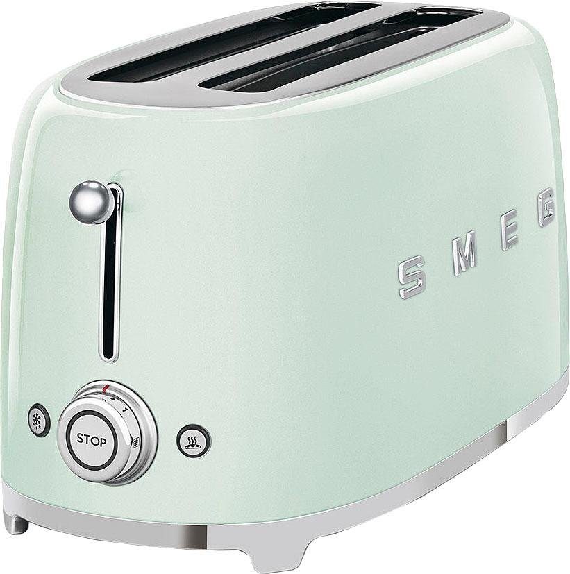 Smeg Toaster TSF02PGEU, 2 lange Schlitze, für 2 Scheiben, 1500 W