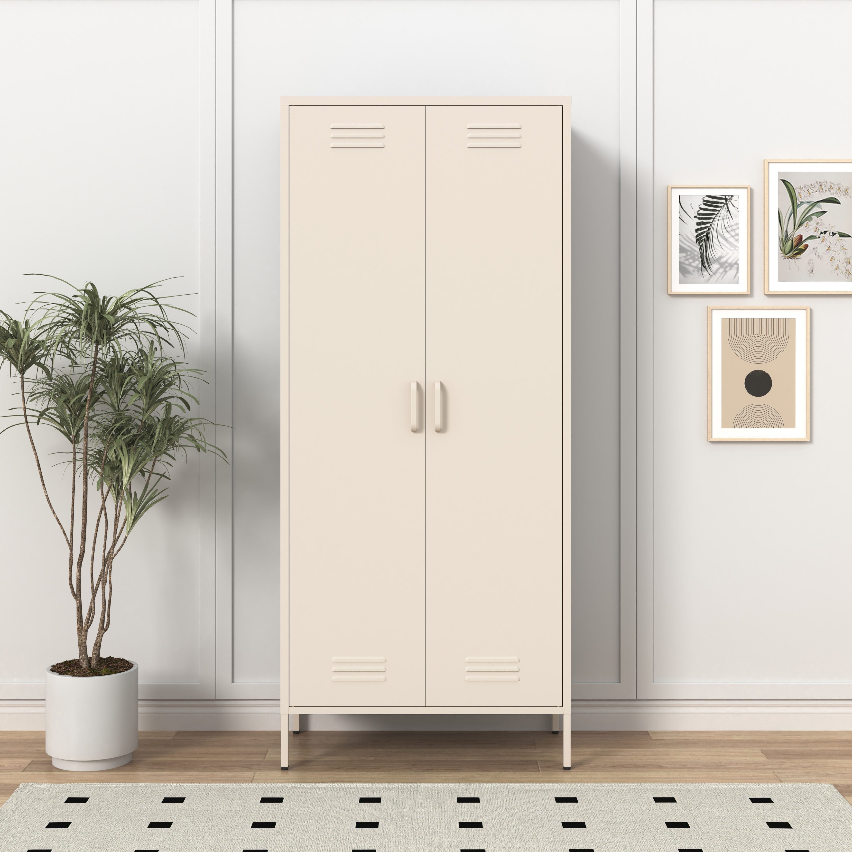 OTTO HOME INOSIGN Drehtürenschrank Kleiderschrank Schrank Metallschrank Mehrzweckschrank Siena Spind (in 4 Farben aus Metall) in der Höhe verstellbar, abschließbar