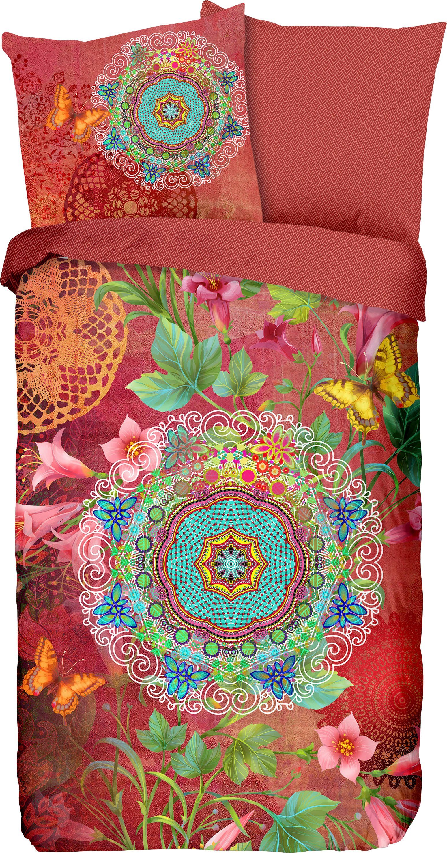 hip Wendebettwäsche Novali, Satin, 2 teilig, Mako-Satin, 135x200, Reißversc günstig online kaufen