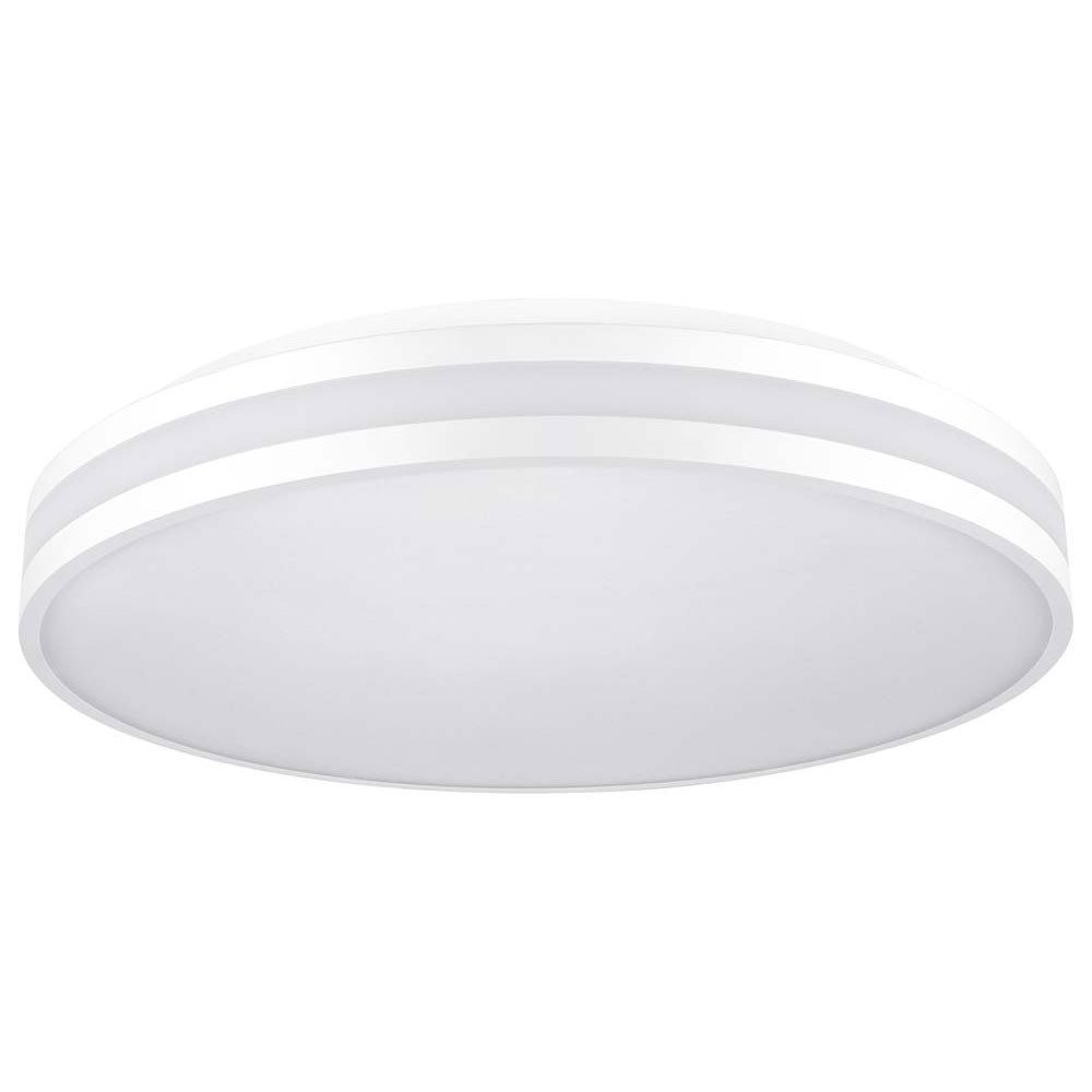 Ledino LED Deckenleuchte, LED-Leuchtmittel fest verbaut, Kaltweiß, Warmweiß, Neutralweiß, Tageslichtweiß, Farbwechsel, LED Deckenleuchte Notlichtfunktion Weiß LED D 30 cm Flur Eingang