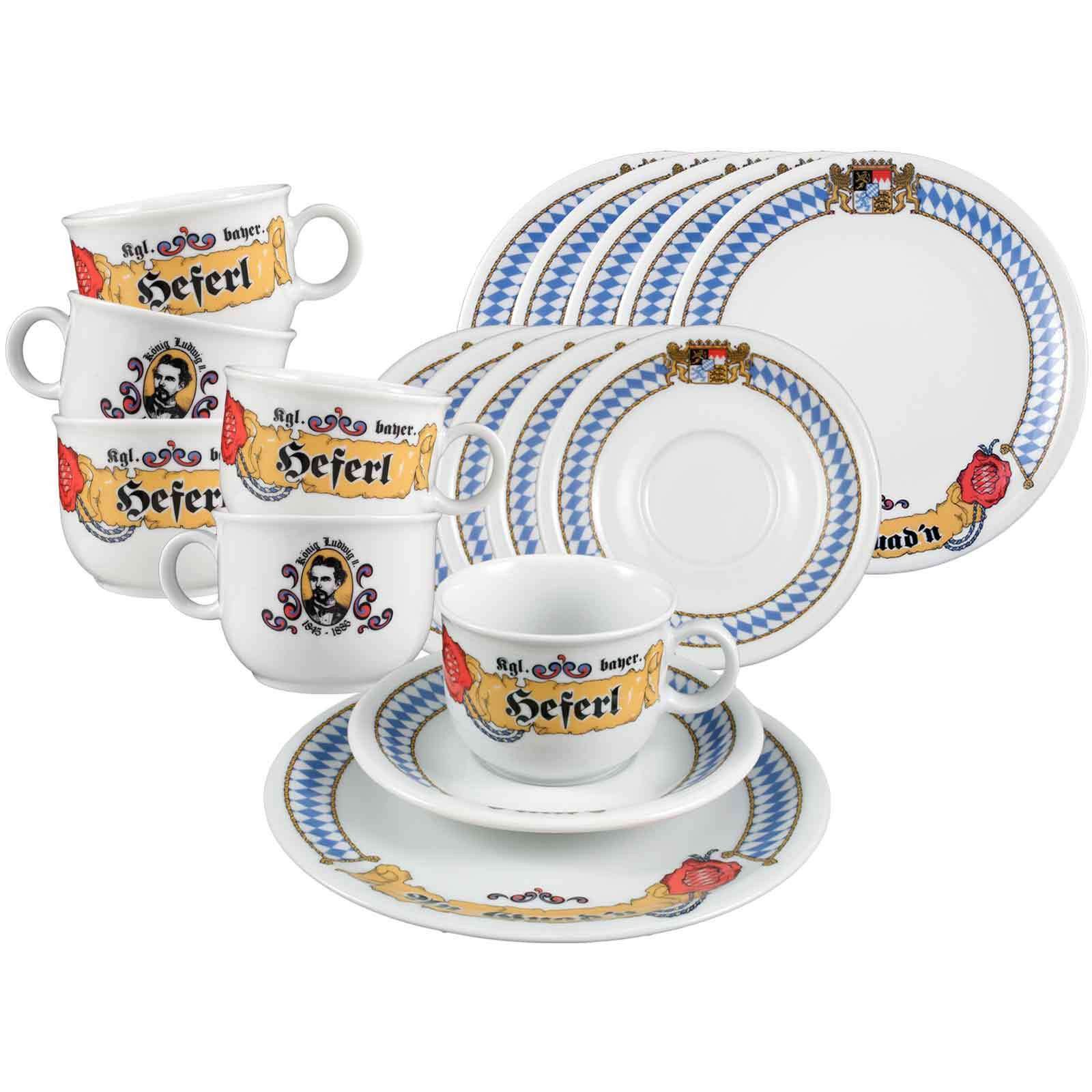 Kaffeeservice Compact Bayern Kaffeeservice 18er Set