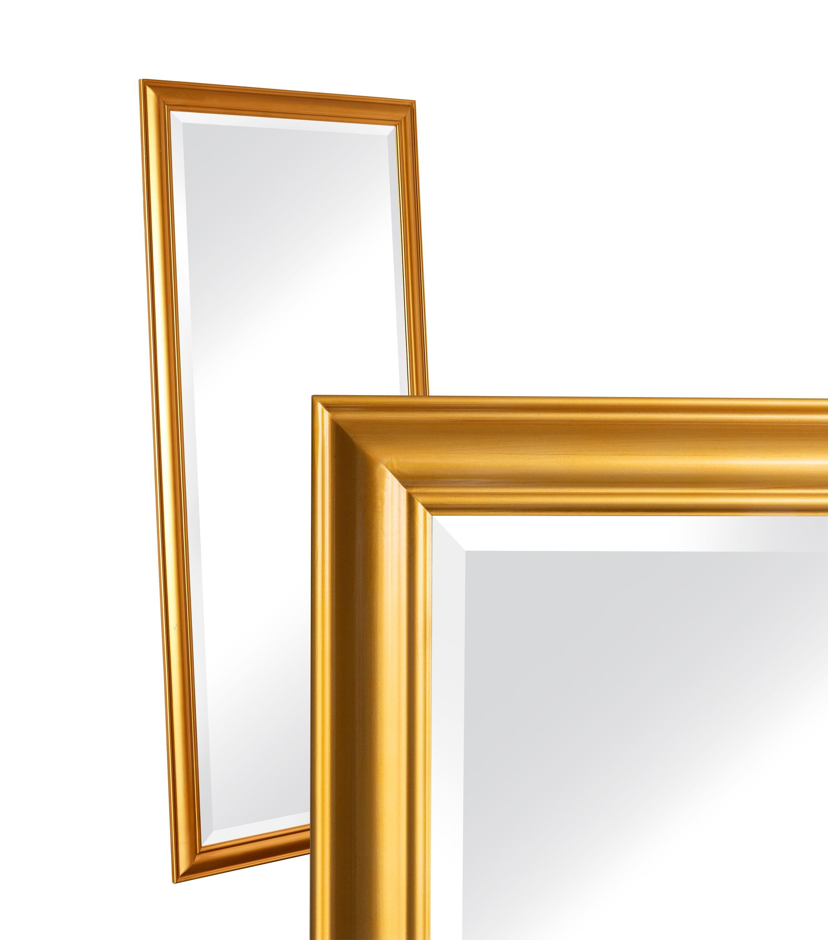 dasmöbelwerk Wandspiegel Wandspiegel Schlicht Gold 180x80 günstig online kaufen
