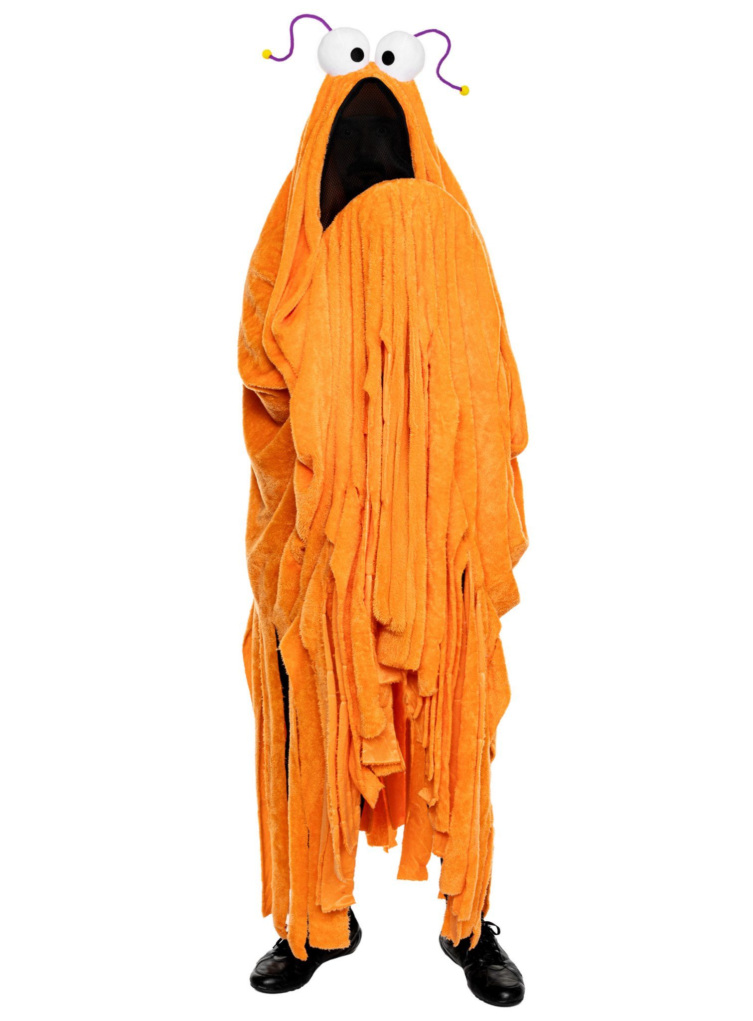 Maskworld Kostüm Sesamstraße Yip Yip orange - Karneval Fasching, Lustiges und originalgetreues Kostüm der entdeckungsfreudigen Außeri
