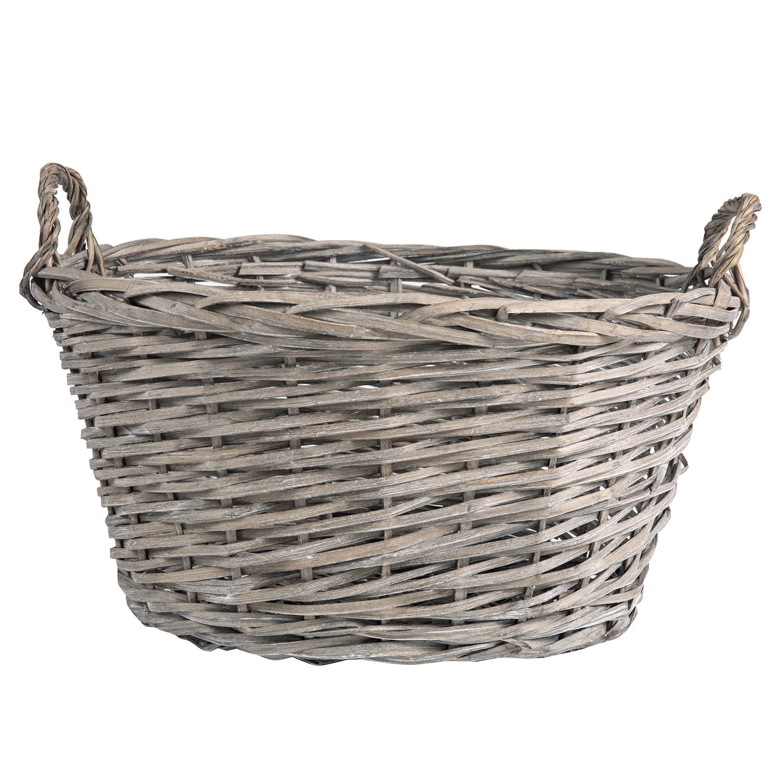 CARO-Möbel Dekokiste JUNAN (Set), Weidenkorb Blumentopf für draußen Pflanzk günstig online kaufen