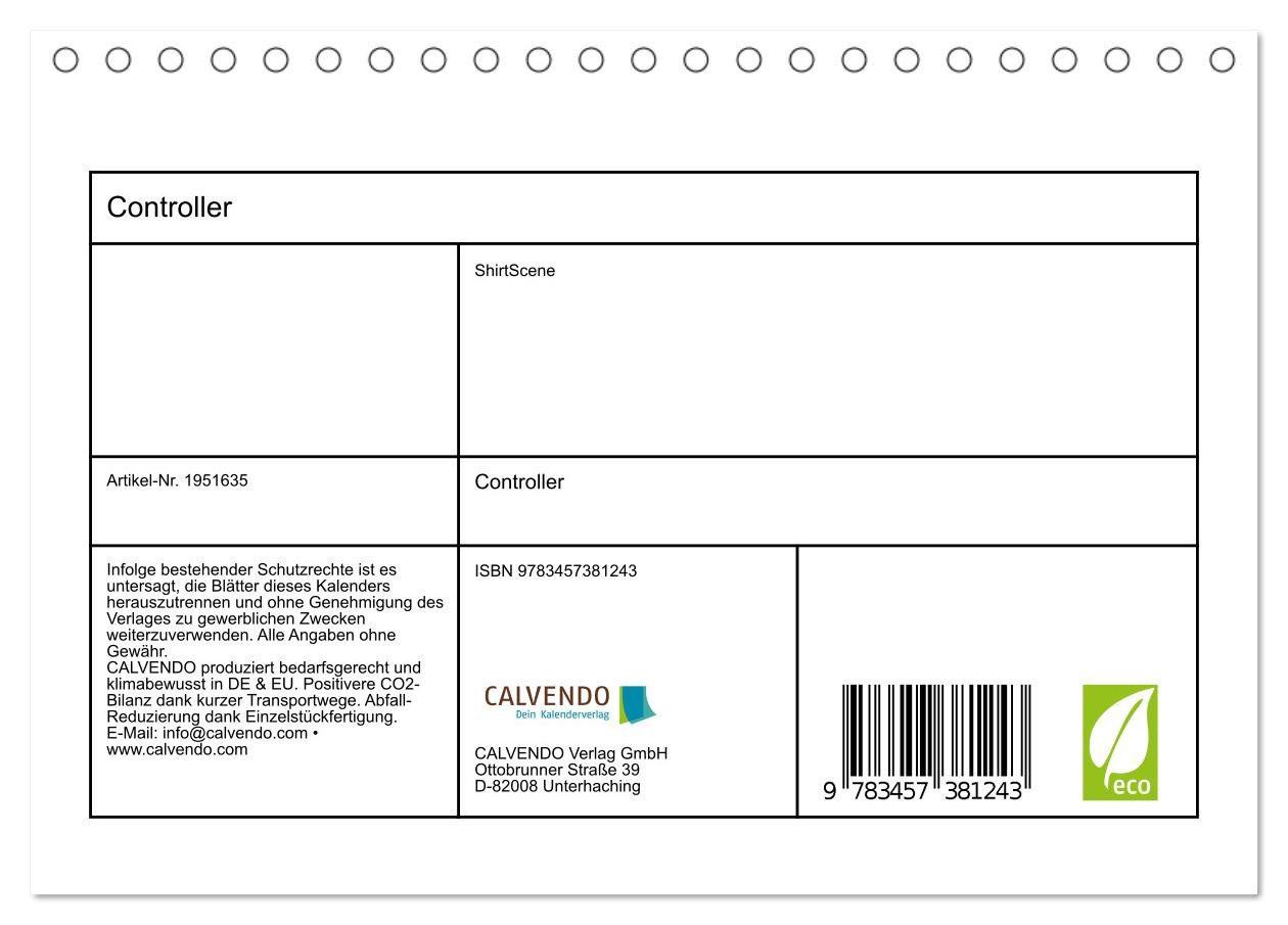 Thumbnail - CALVENDO Wandkalender Controller (Tischkalender 2026 DIN A5 quer), CALVENDO Monatskalender