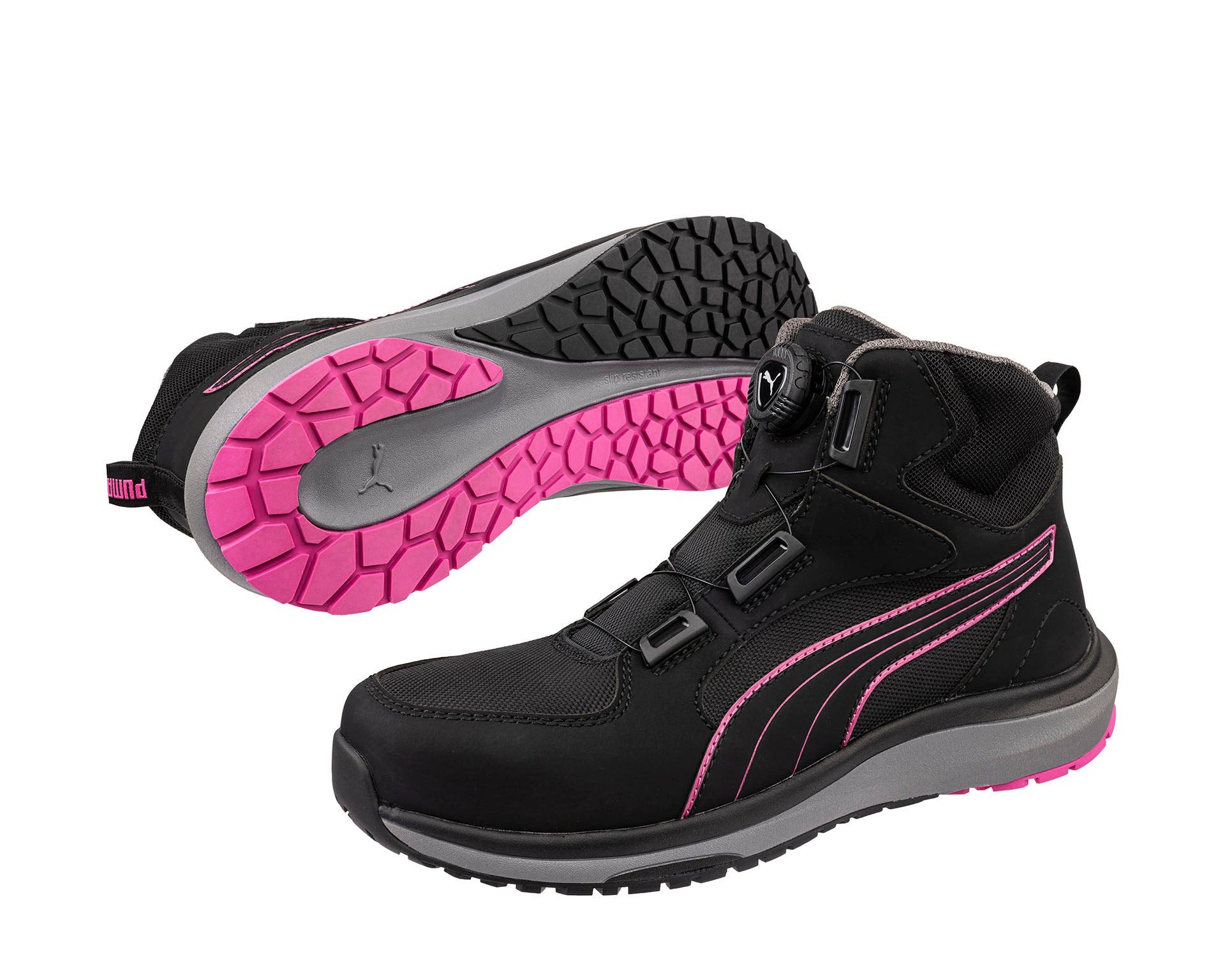 PUMA Safety PUMA SAFETY ASPIRE DISC MID Sicherheitsschuh S3S ESD Sicherheitsschuh Ölbeständige Laufsohle