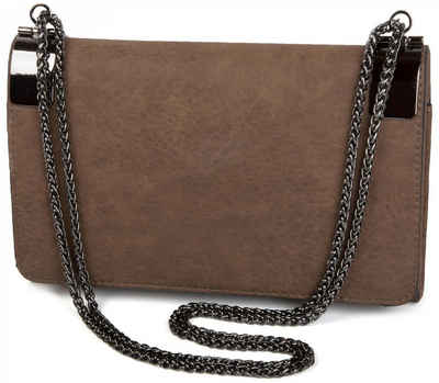 styleBREAKER Clutch (1-tlg), Clutch mit Metallspangen