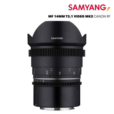Samyang MF 14mm T3,1 VDSLR MK2 Canon RF Superweitwinkelobjektiv