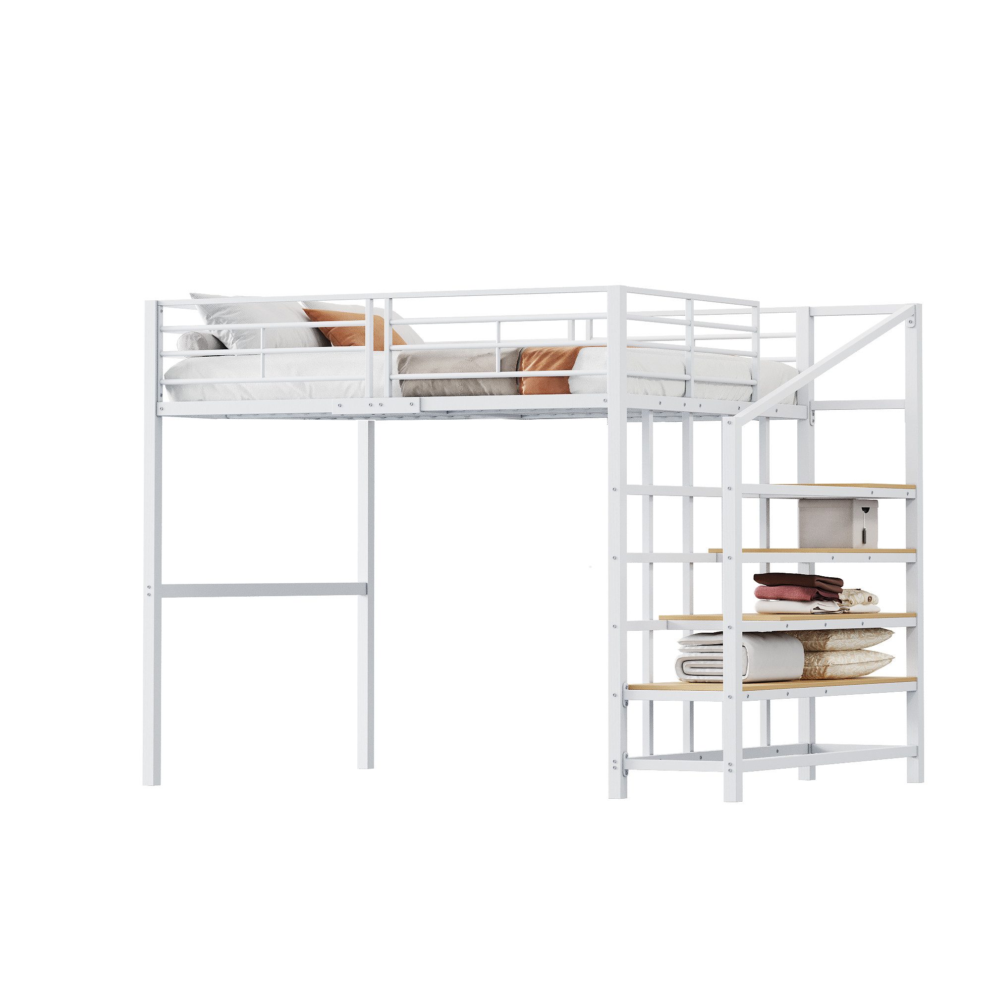 HAUSS SPOLE Hochbett 140x200 mit Stauraum günstig online kaufen