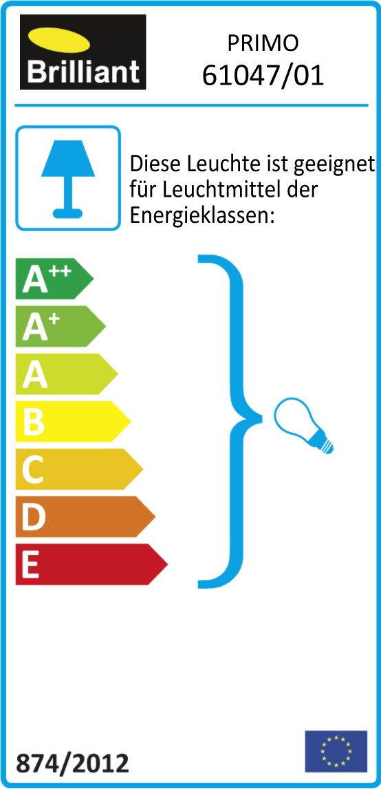 Brilliant Tischleuchte Primo, Lampe Primo Tischleuchte günstig online kaufen