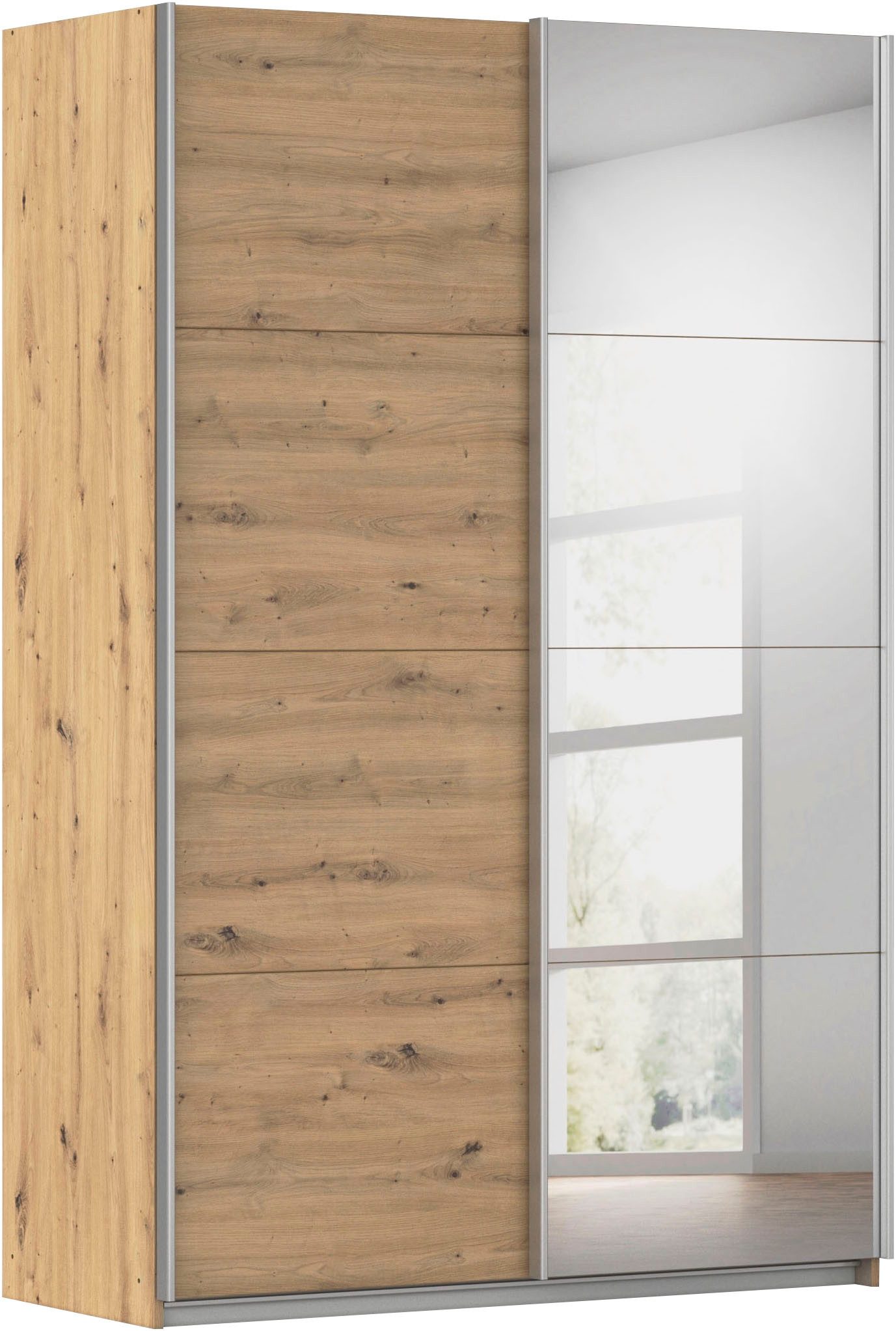 rauch Schwebetürenschrank Kleiderschrank Schrank Garderobe Schlafzimmerschrank CORTONA (erhältlich in Breite: 136/181/203/226/271/315/360 cm, Höhe: 210/229 cm) in 3 Ausstattungen BASIC/CLASSIC/PREMIUM (SOFT-CLOSE) MADE IN GERMANY