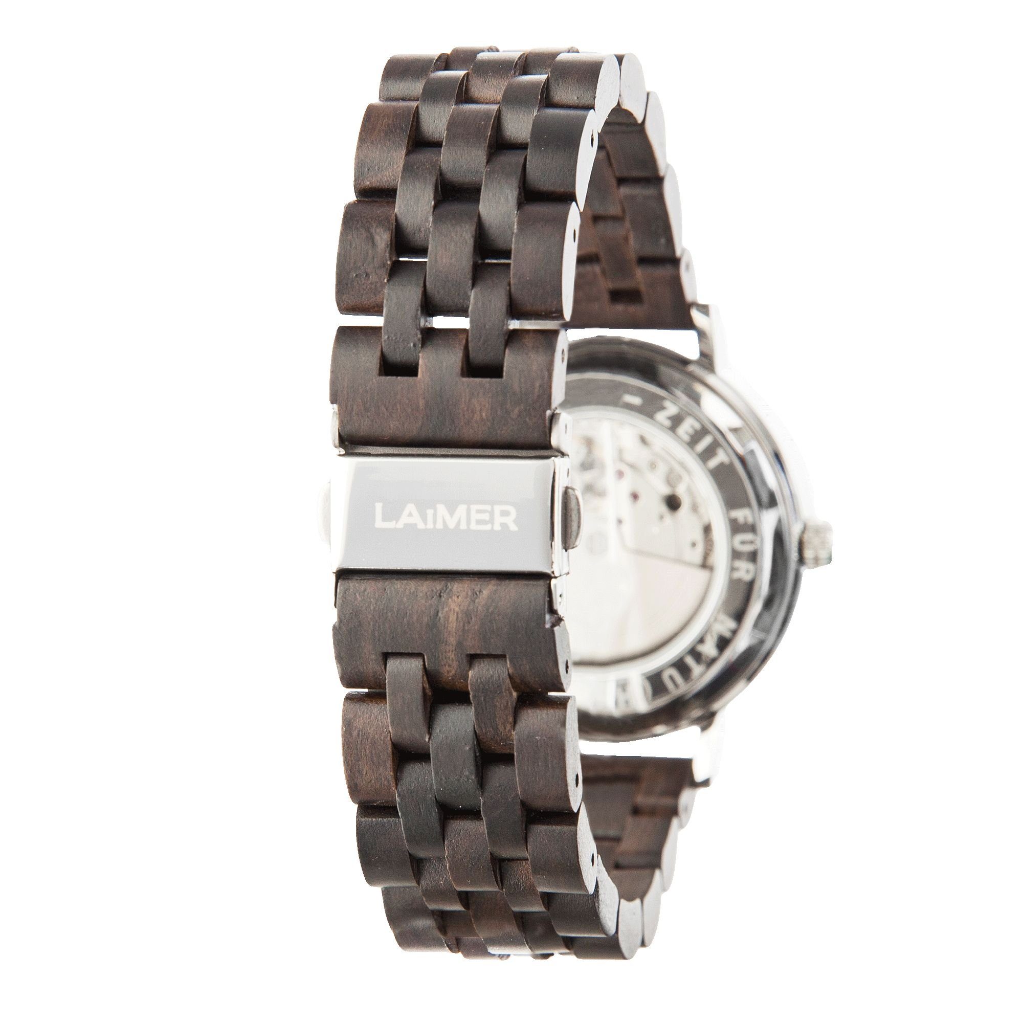 LAiMER Automatikuhr LAiMER Herren Uhr 0063 Raúl Sandelholz, Edelstahl, Automatik, (1-tlg)
