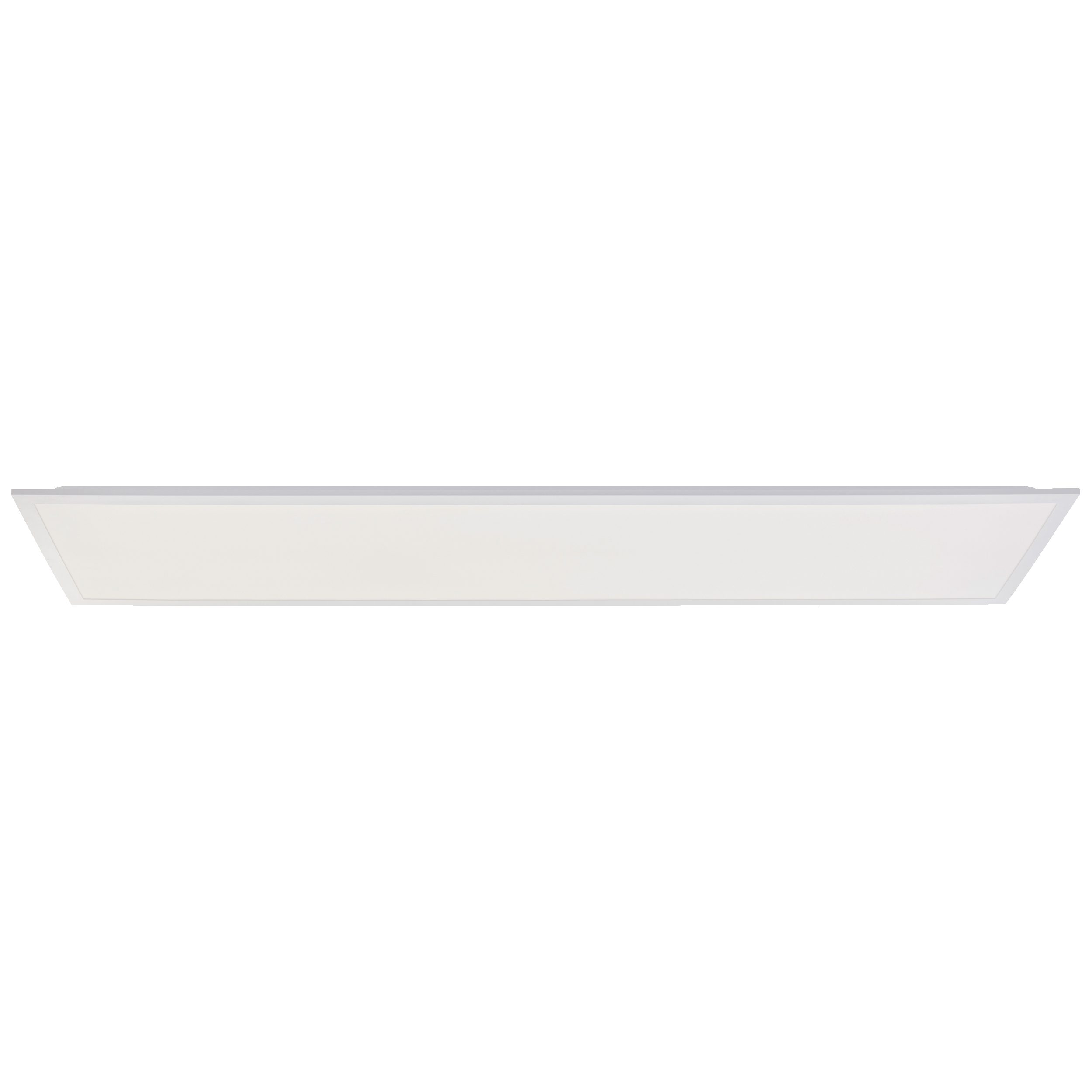Lightbox LED Panel, LED fest integriert, Neutralweiß, LED Deckenaufbau-Paneel, 120x30 cm, 4600 lm, 4000 K, Aluminium, weiß