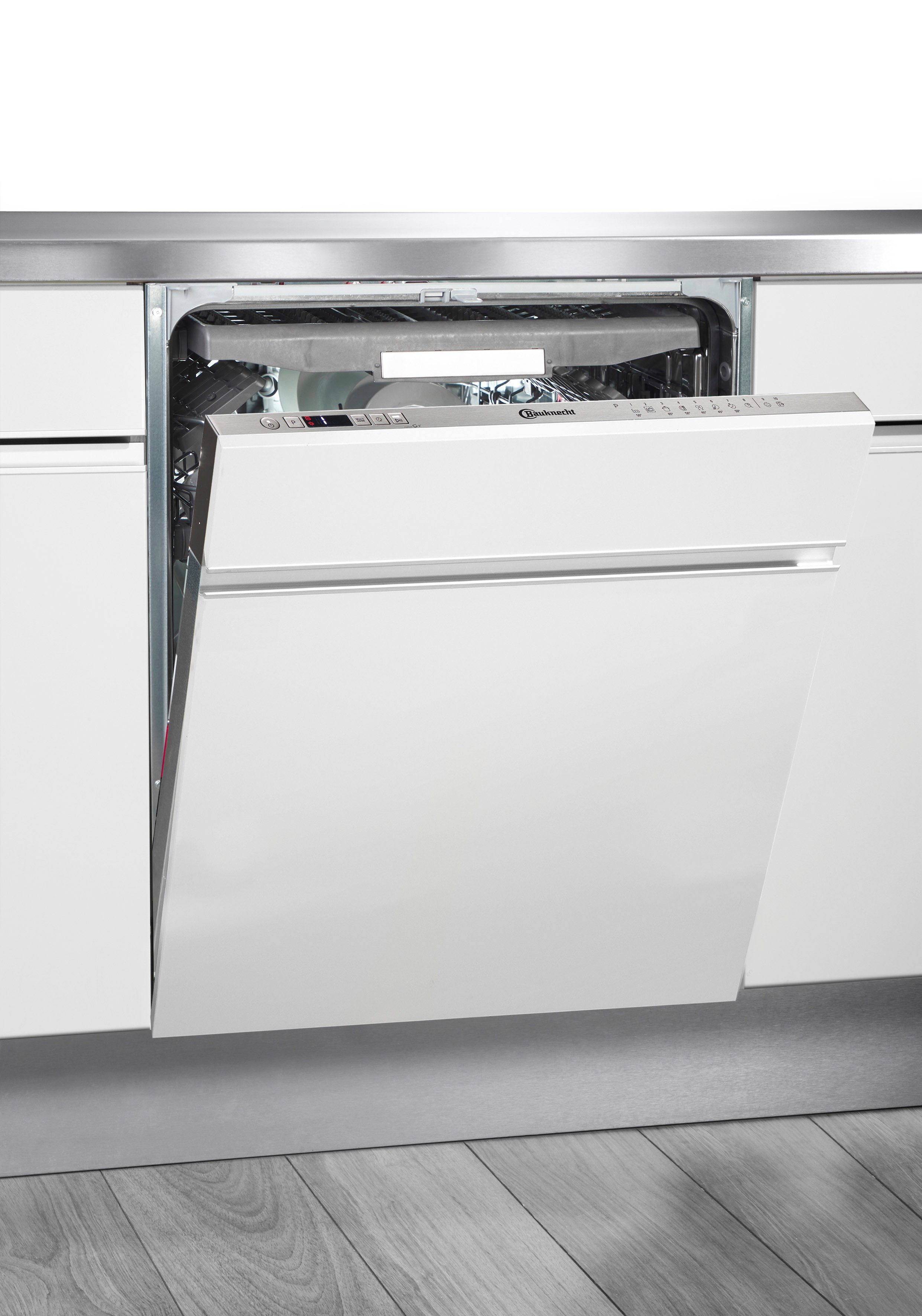 BAUKNECHT vollintegrierbarer Geschirrspüler BKSV1 IAN, ActiveDry – automatische Türöffnung für perfekt getrocknetes Geschirr