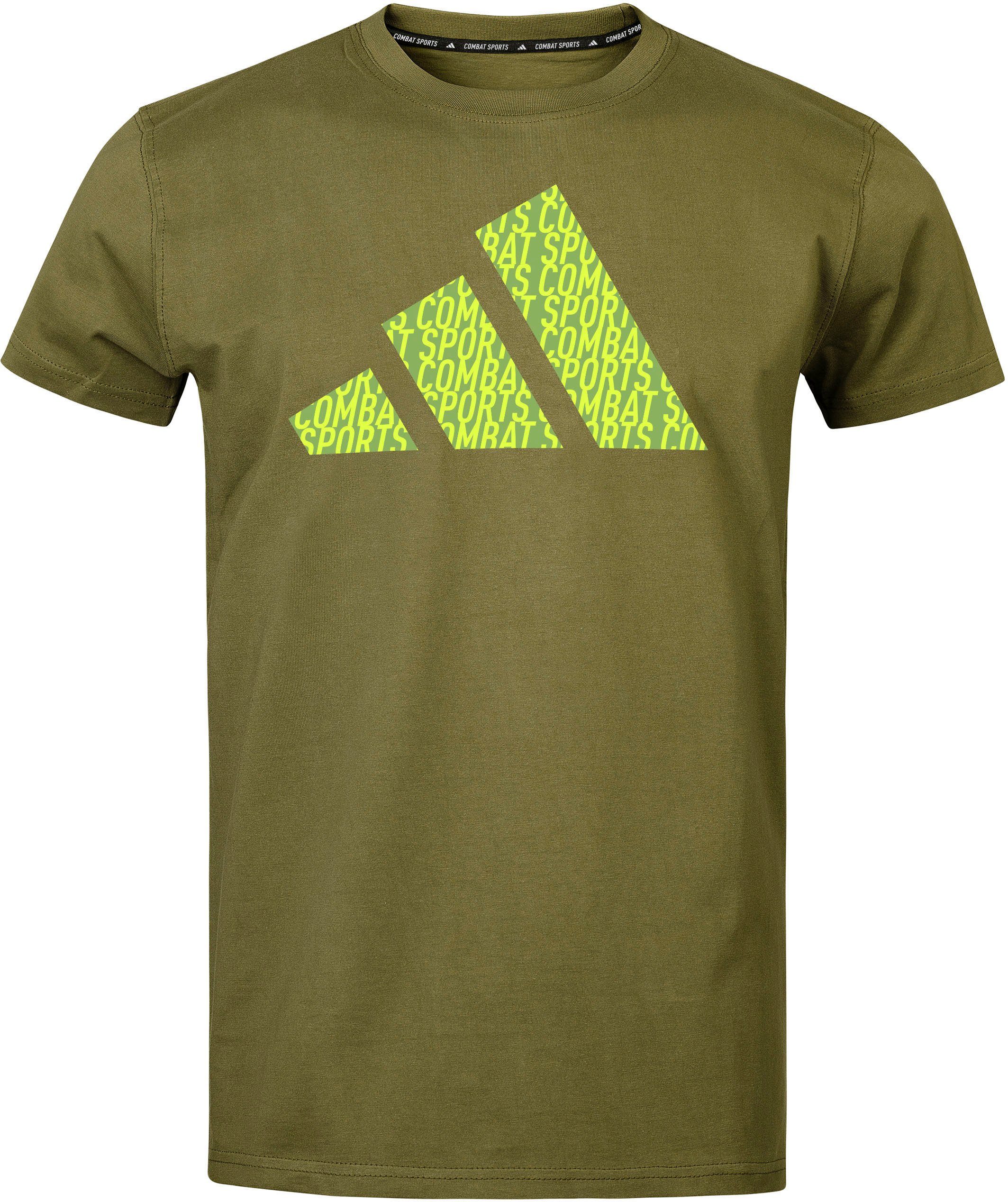 adidas Performance T-Shirt Perfo Script Graphic Tee grün