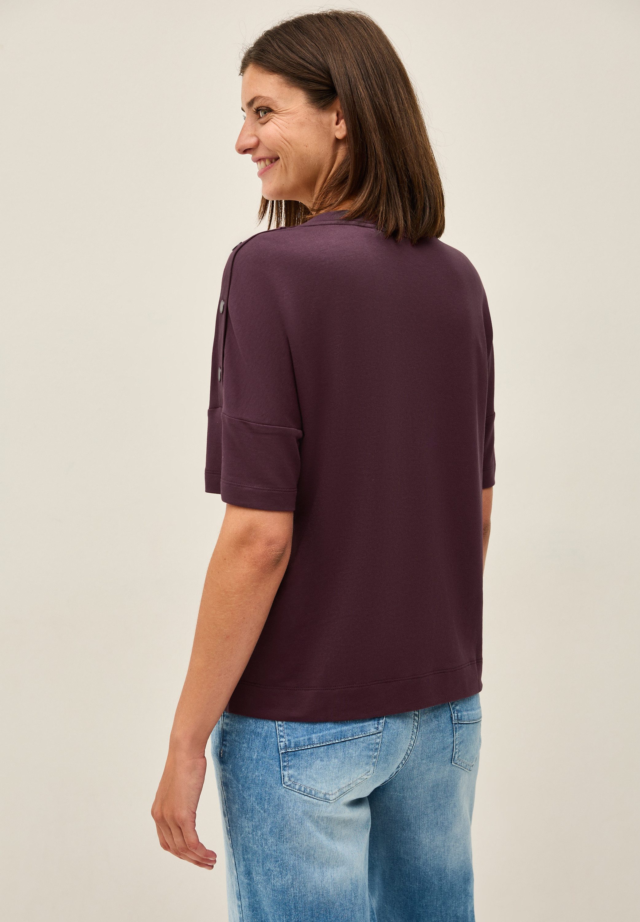 CECIL T-Shirt mit Knopfdetails günstig online kaufen