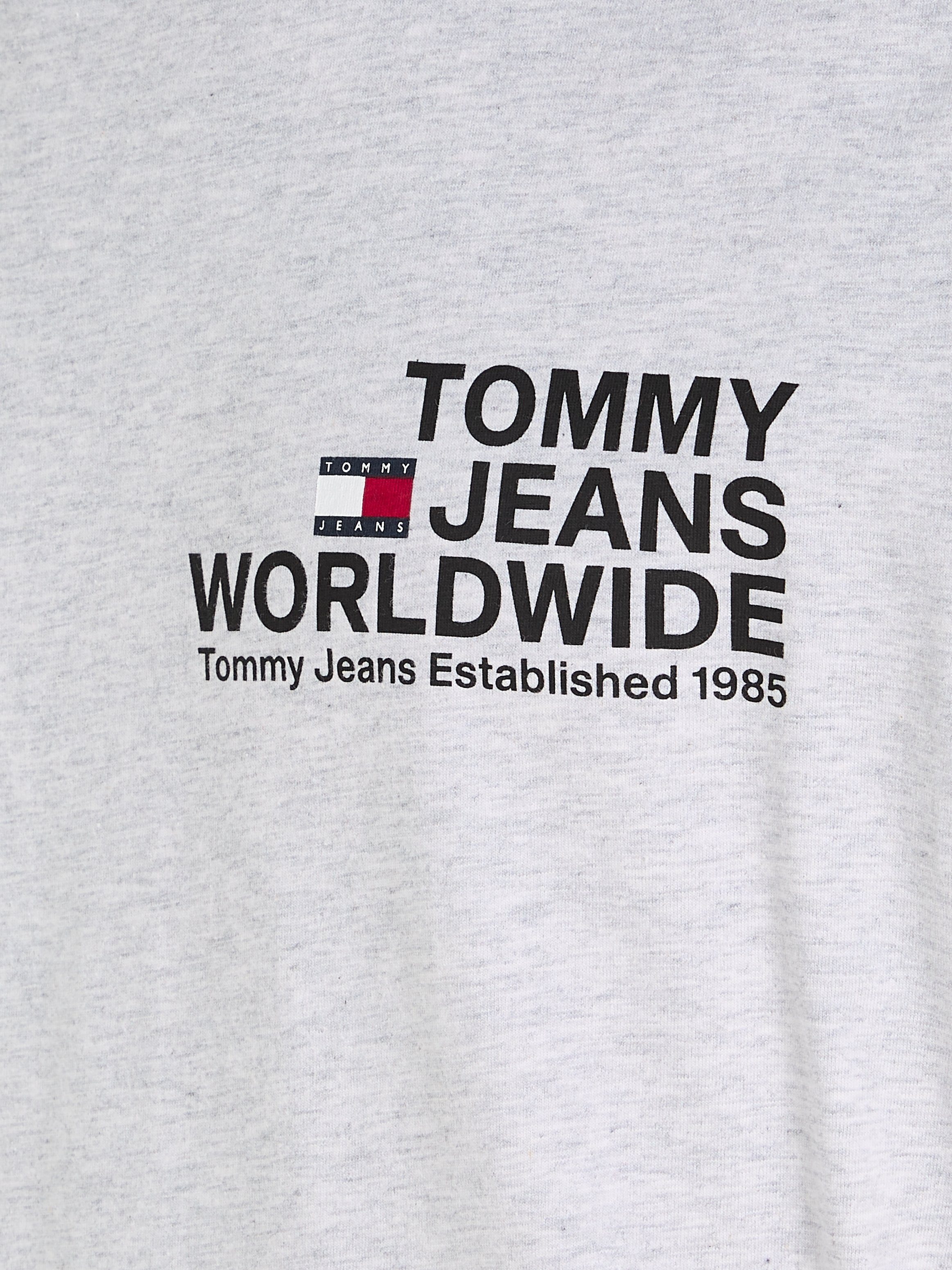 Tommy Jeans T-Shirt Htr REG TJ Grey CONCERT TEE TJM Silver ENTRY WW