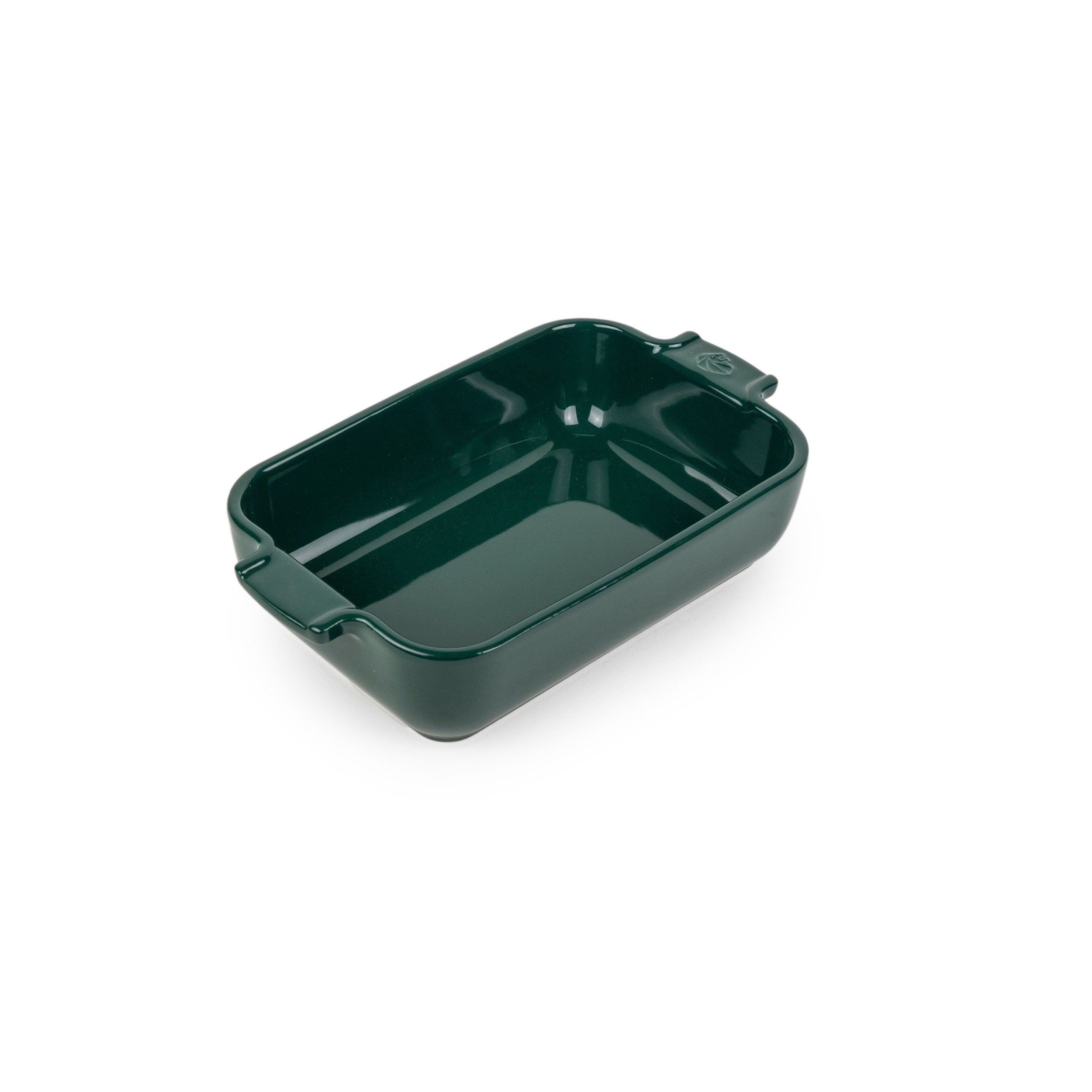 PEUGEOT Auflaufform APPOLIA Keramik 22cm Rechteckig Waldgrün Spülmasch, Keramik, Keramik