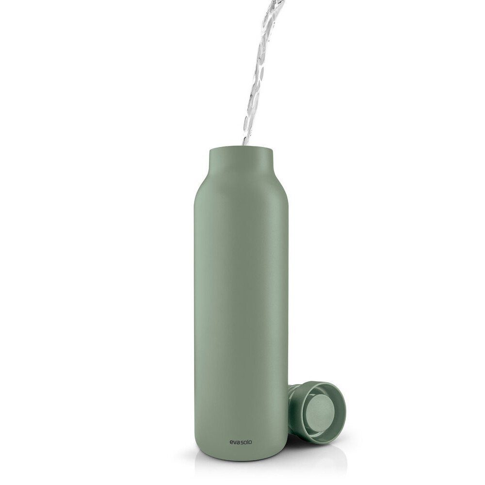 Eva Solo Geschirr-Set Thermoflasche 0,7 l Urban To Go Green Goddess, 90 % recycelter Edelstahl, Kunststoff