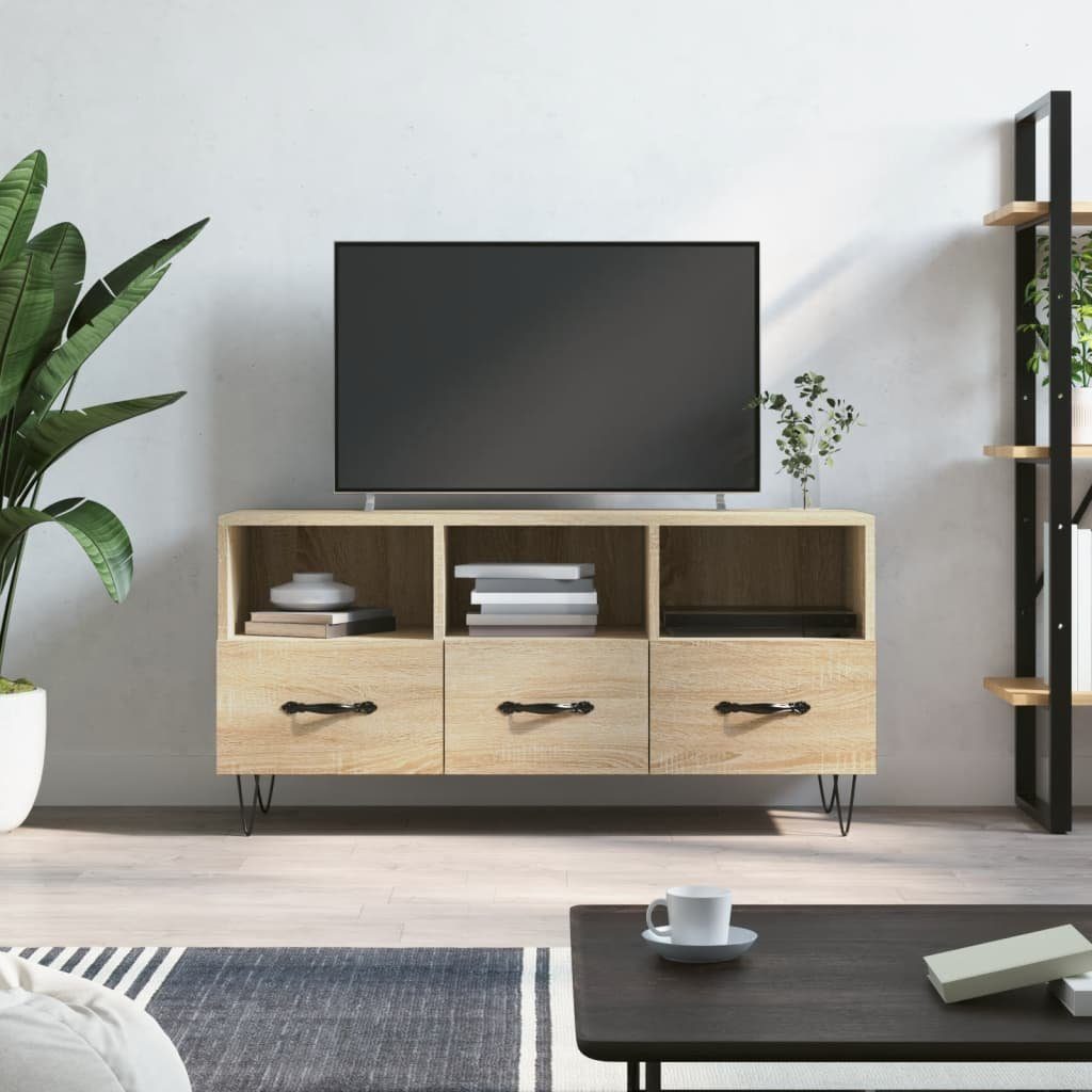Holzwerkstoff TV-Schrank cm furnicato Sonoma-Eiche 102x36x50