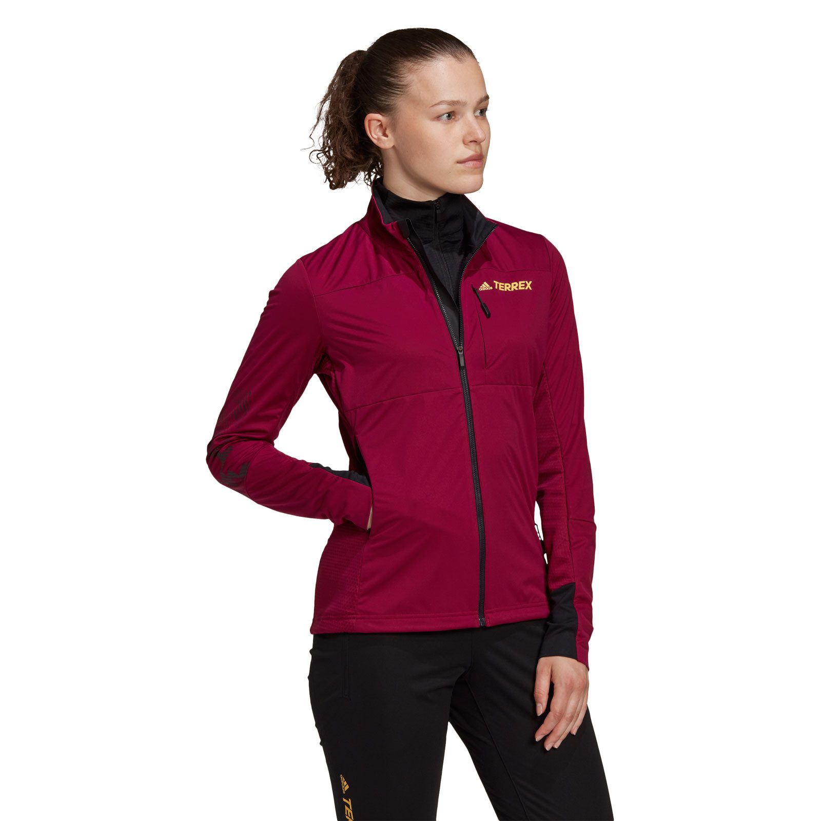 adidas Performance Laufjacke TERREX Agravic XC Softshell Jacket GE5470 auf langen Läufen alles geben