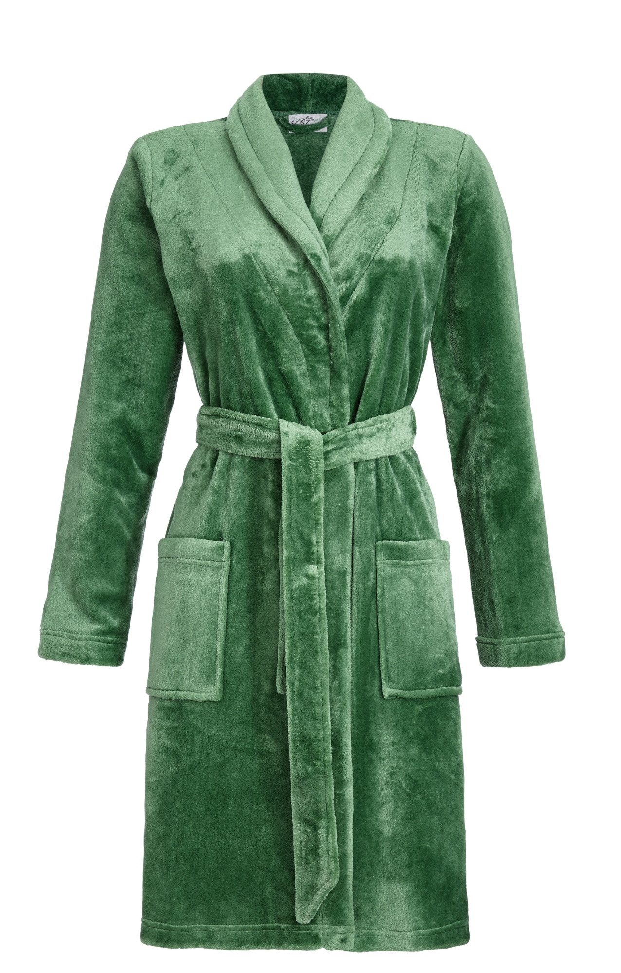 Ringella Damenbademantel Flauschmantel mit Schalkragen, Flauschmantel mit Schalkragen