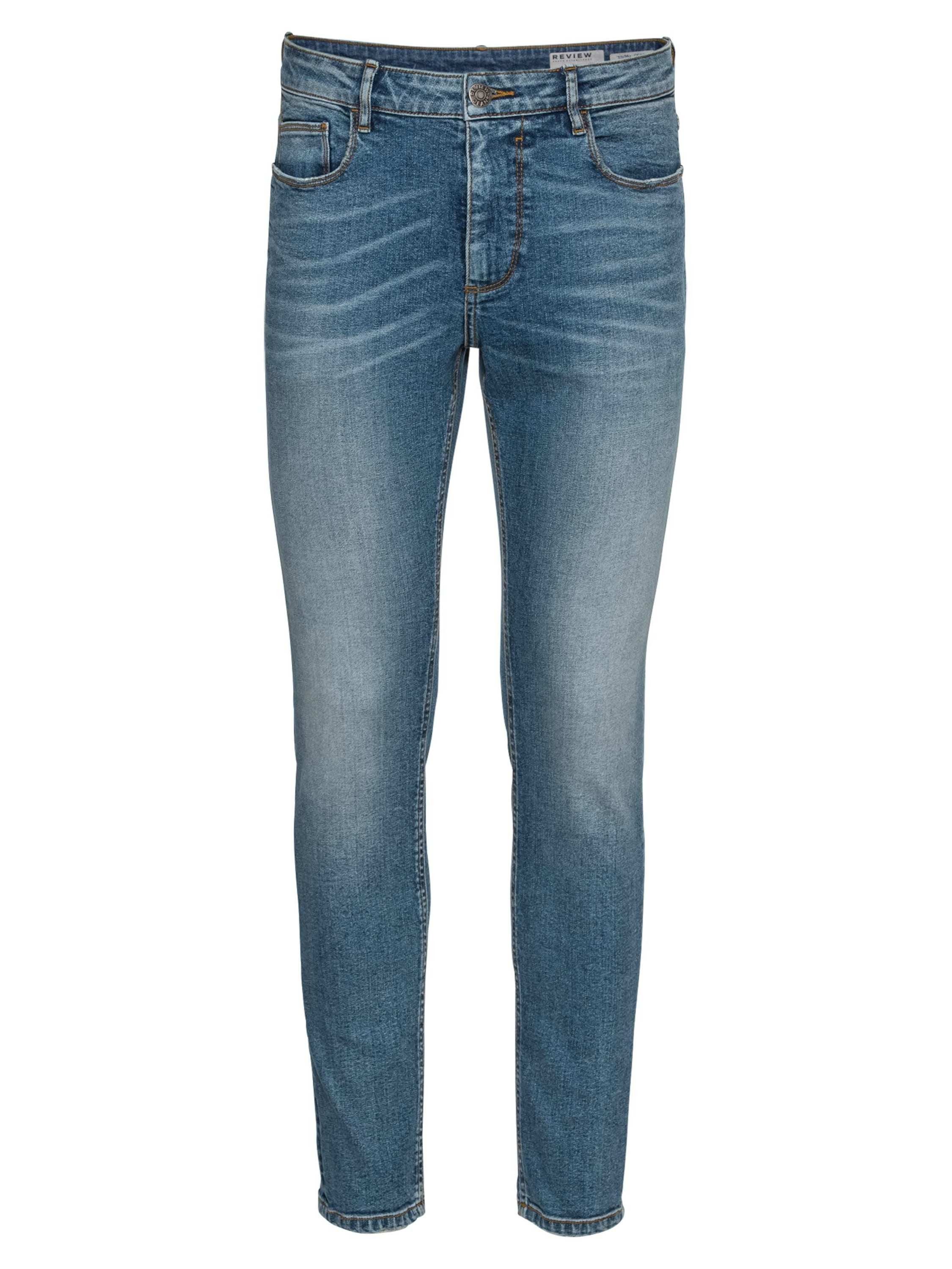 USED LOOK BOYFRIEND SKINNY DAMEN JEANS L//40 Grau 5123